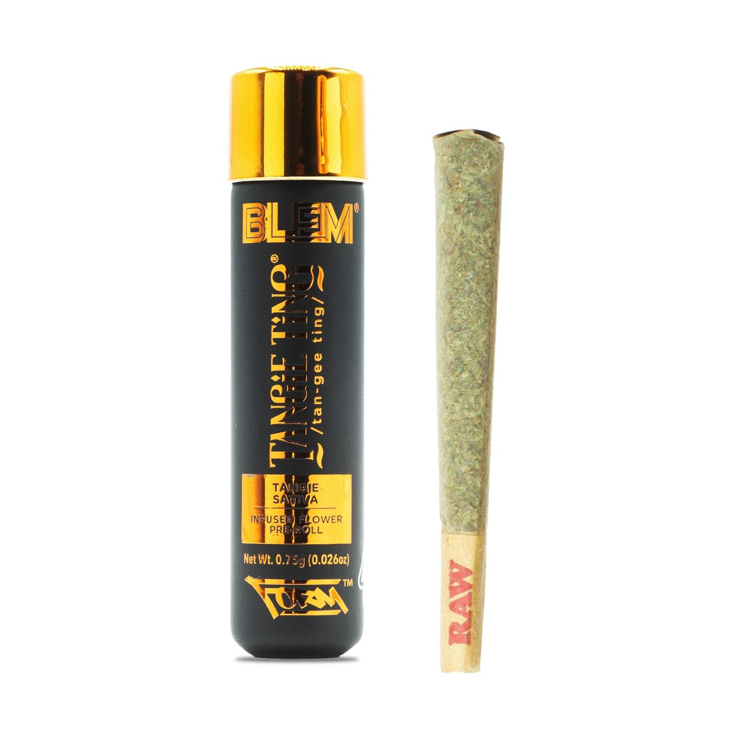 Diamond Infused BLEM: Tangie - .75g - BLEM -  - $18 - Infused Pre-Rolls