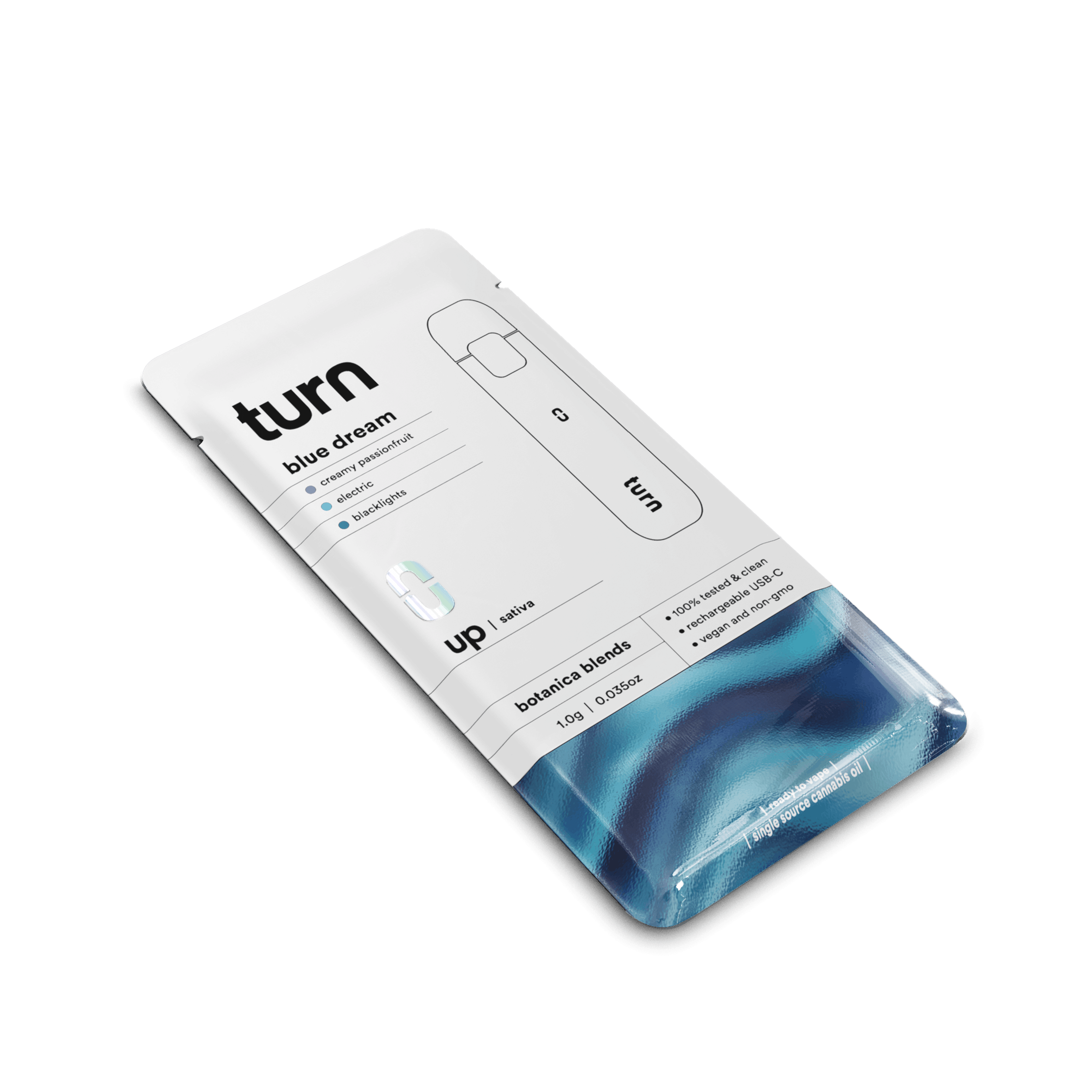 Blue Dream Botanical Blends AIO 1g - turn - - $32.50 - Disposable Vapes