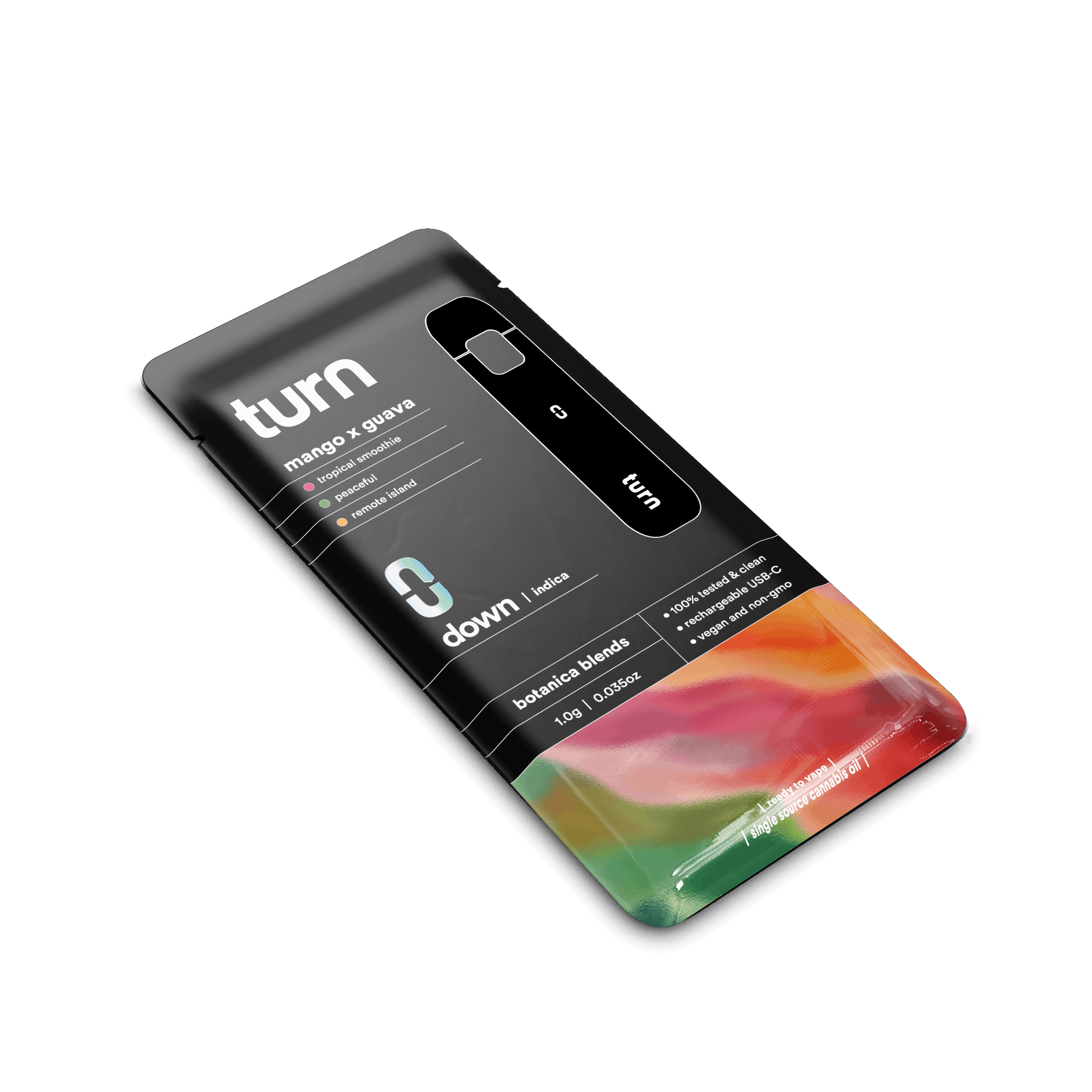 1.0g AIO | mango x guava | botanica blends | down | - Turn - 1.0g AIO | mango x guava TURN - $35 - Vape Pens