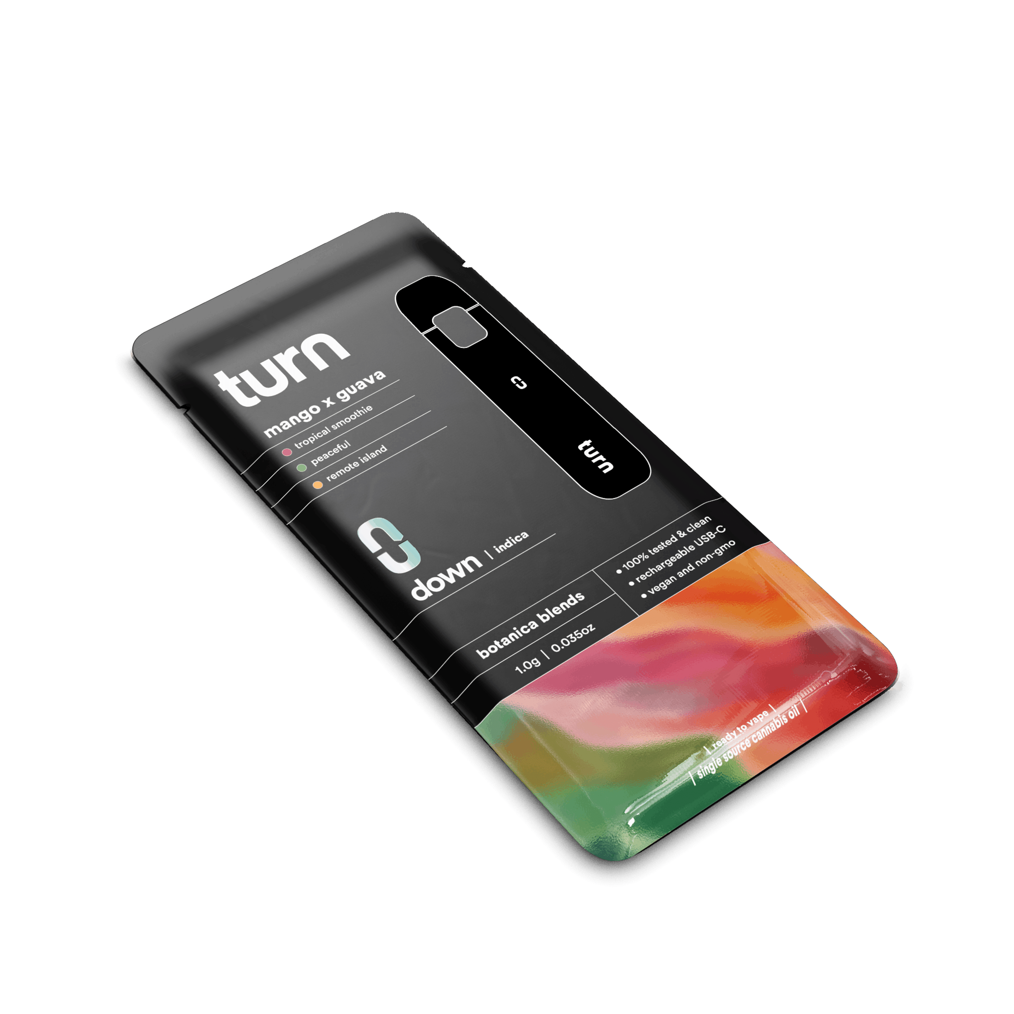 1.0g AIO | mango x guava | botanica blends | down | - Turn - 1.0g AIO | mango x guava TURN - $35 - Vape Pens