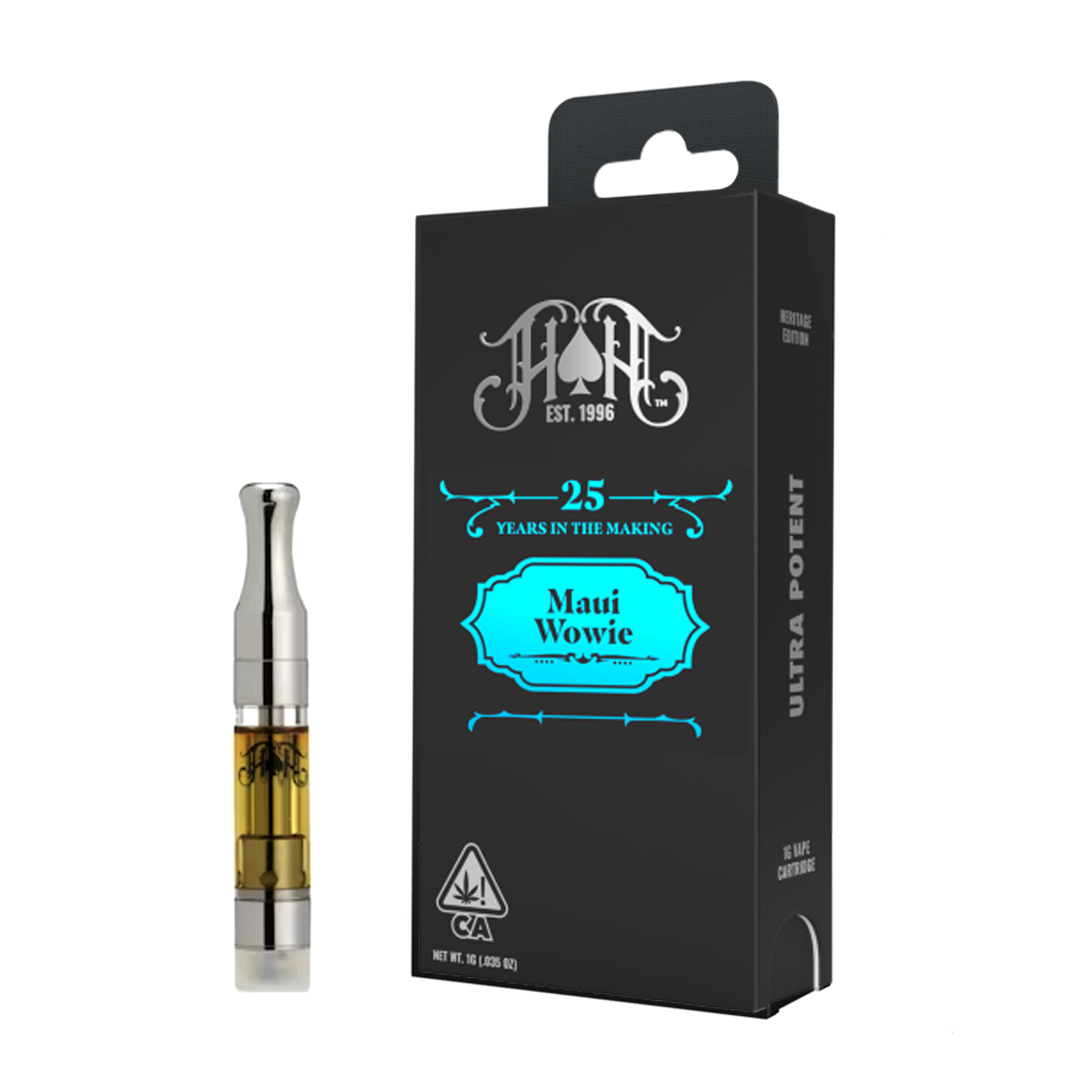Maui Wowie (S) - 1g Distillate Cartridge - Heavy Hitters - Maui Wowie (S) - $48.83 - Cartridges