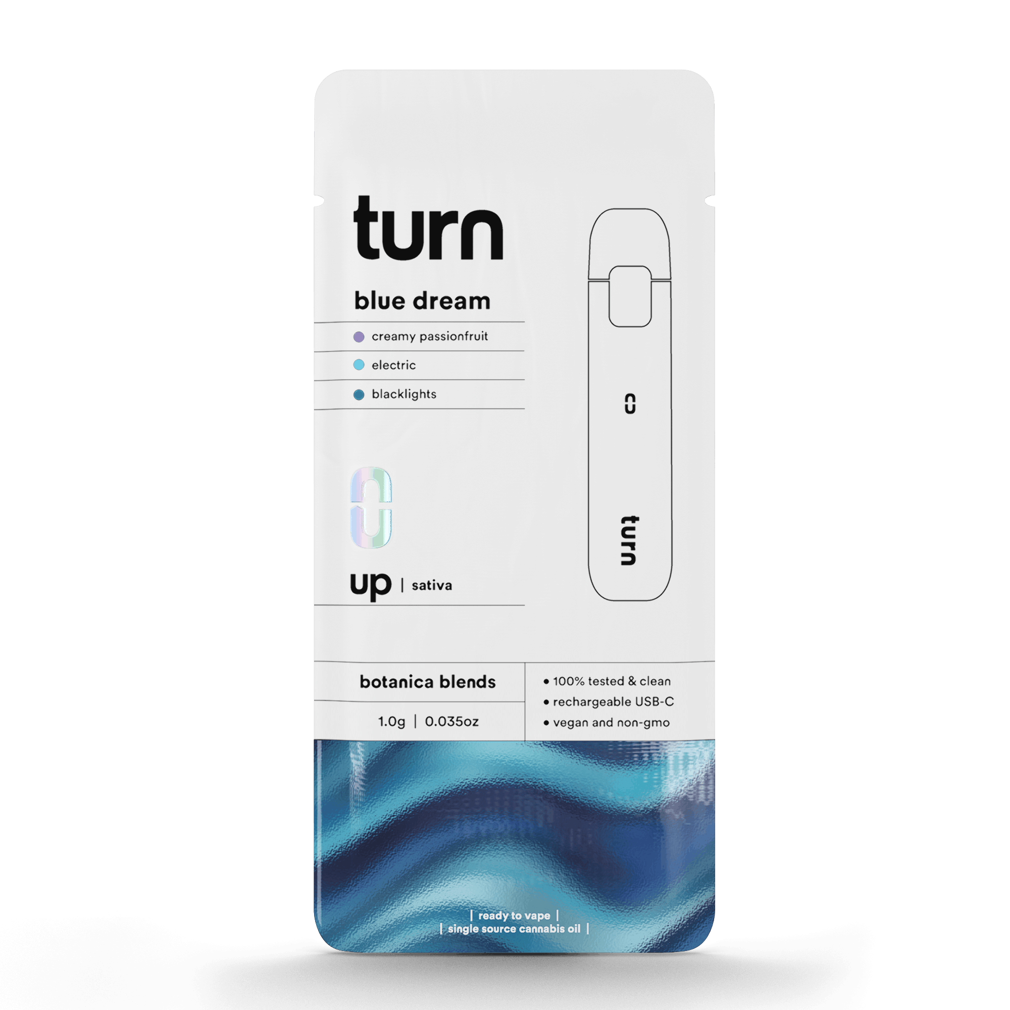 Blue Dream Botanical Blends AIO 1g - turn -  - $32.50 - Disposable Vapes