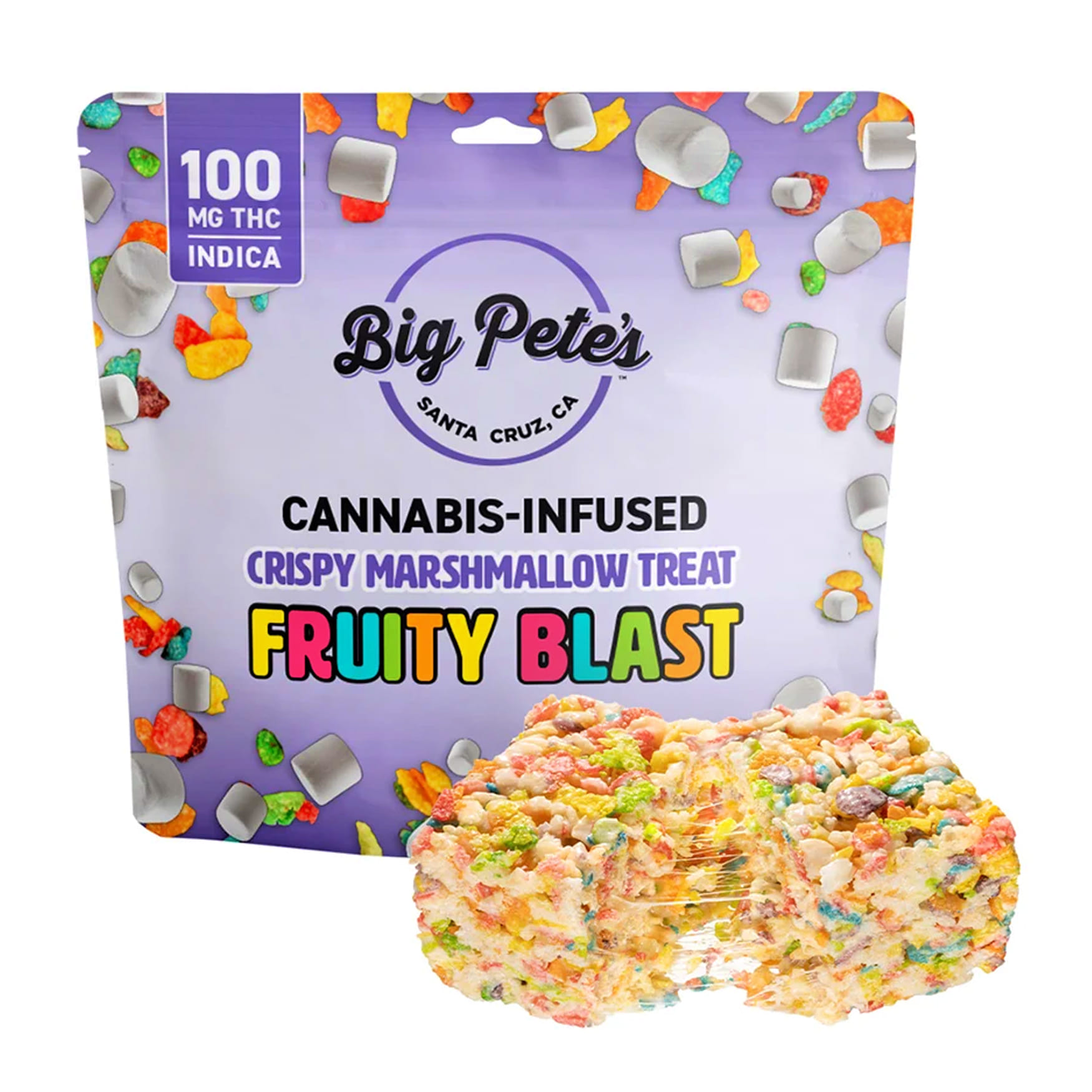 Fruity Blast Indica Marshmallow Treat - Big Petes - Fruity Blast Marshmallow Treat (I) - $15 - Edibles