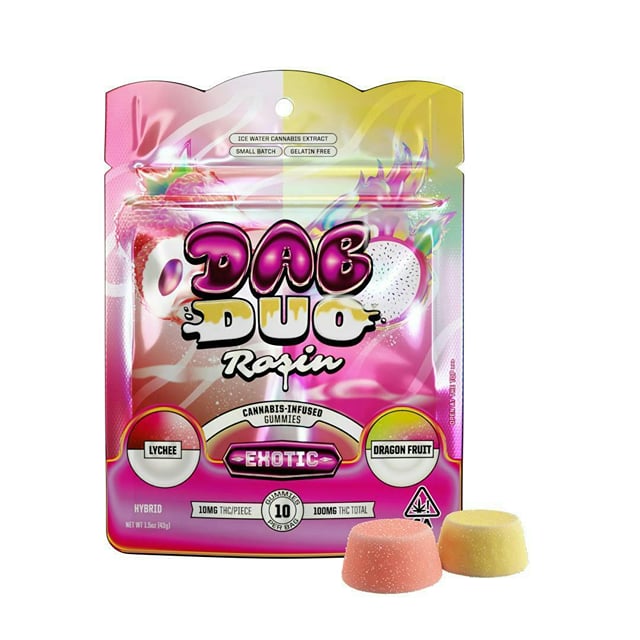 Lychee + Dragon Fruit | 100mg Rosin Gummies