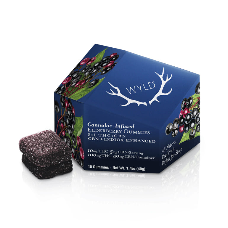 Elderberry CBN (I) Gummies - Wyld - Elderberry CBN - $19 - Edibles