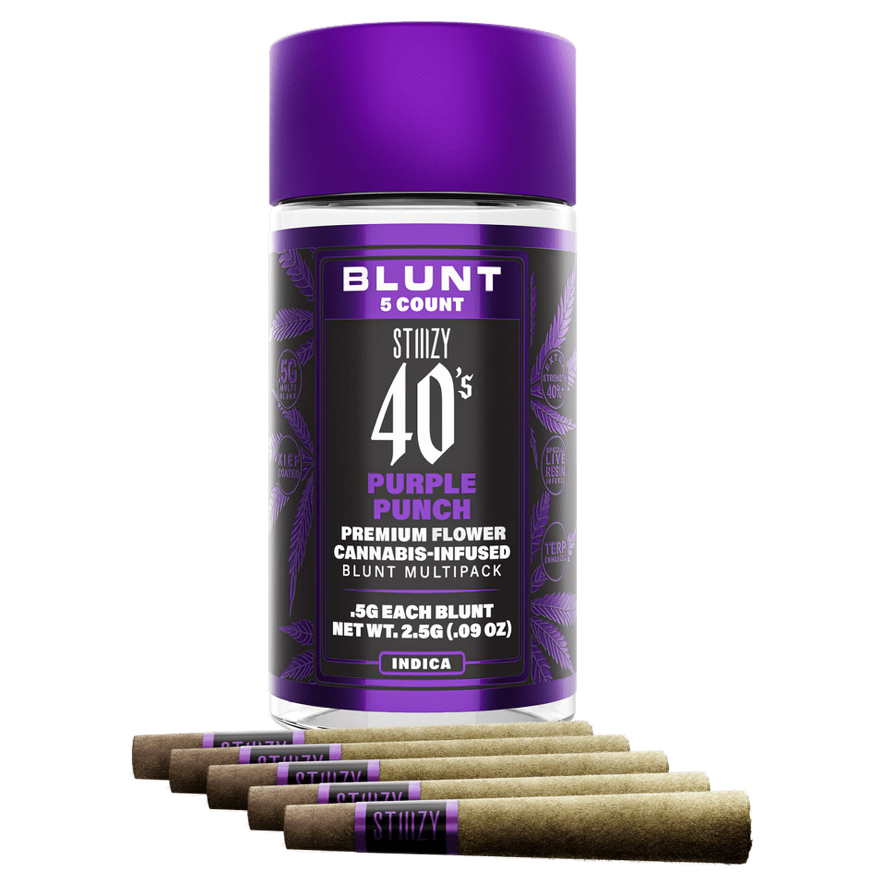 Purple Punch Mini Blunt 5pk (I) *B2G1 EVERYDAY* *SPECIAL PRICING* - Stiiizy - Purple Punch (I) - $27 - Pre-Rolls