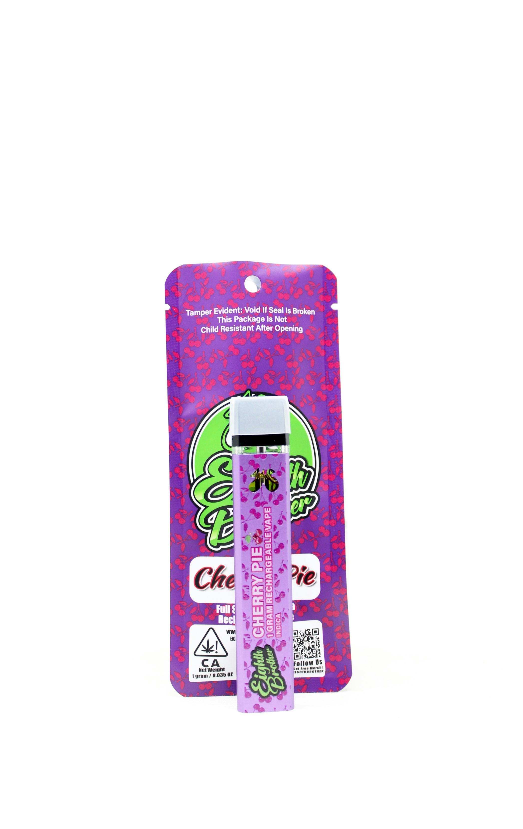 Cherry Pie All-In-One Vape (1G) - Eighth Brother -  - $20 - Vape Pens