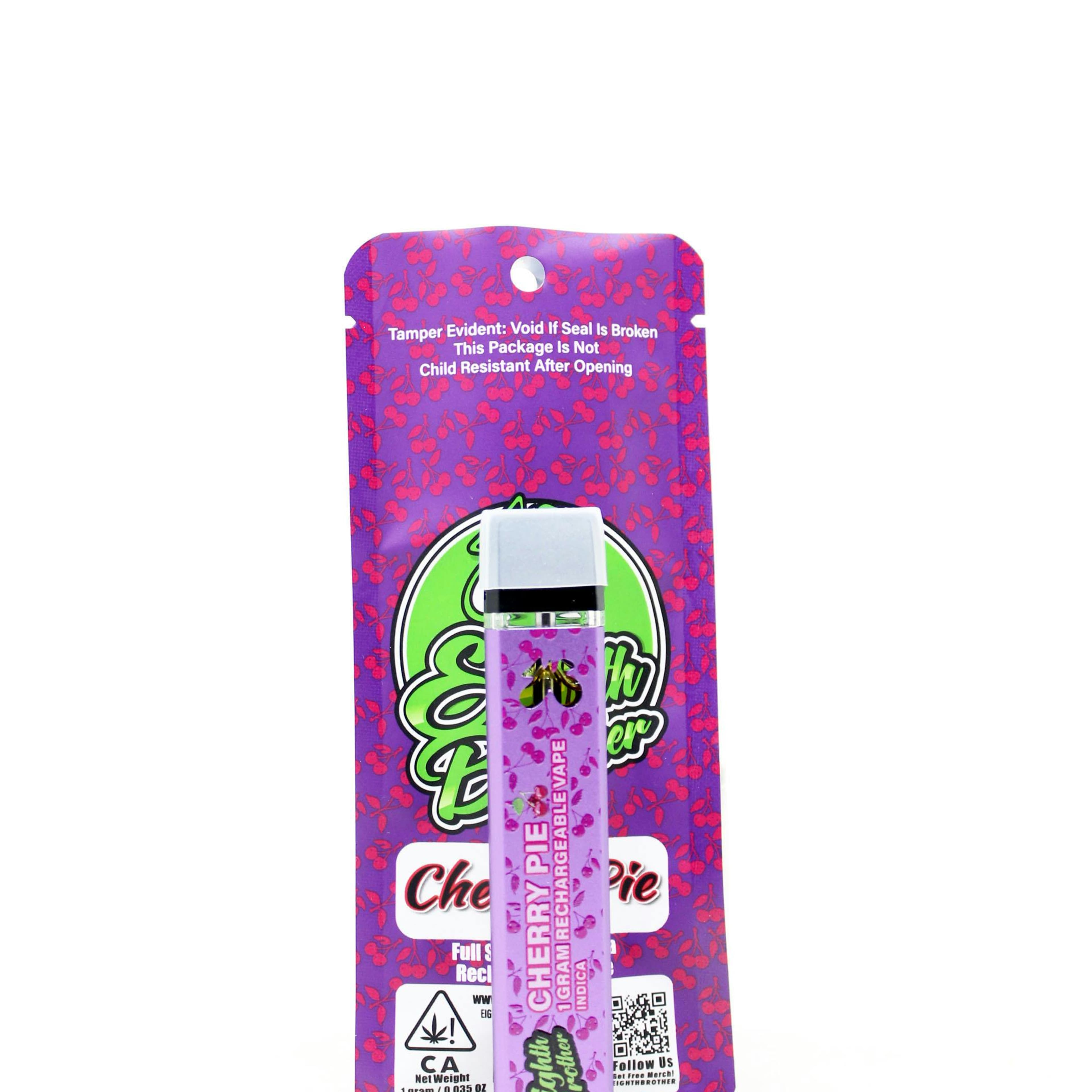 Cherry Pie All-In-One Vape (1G) - Eighth Brother - - $20 - Vape Pens