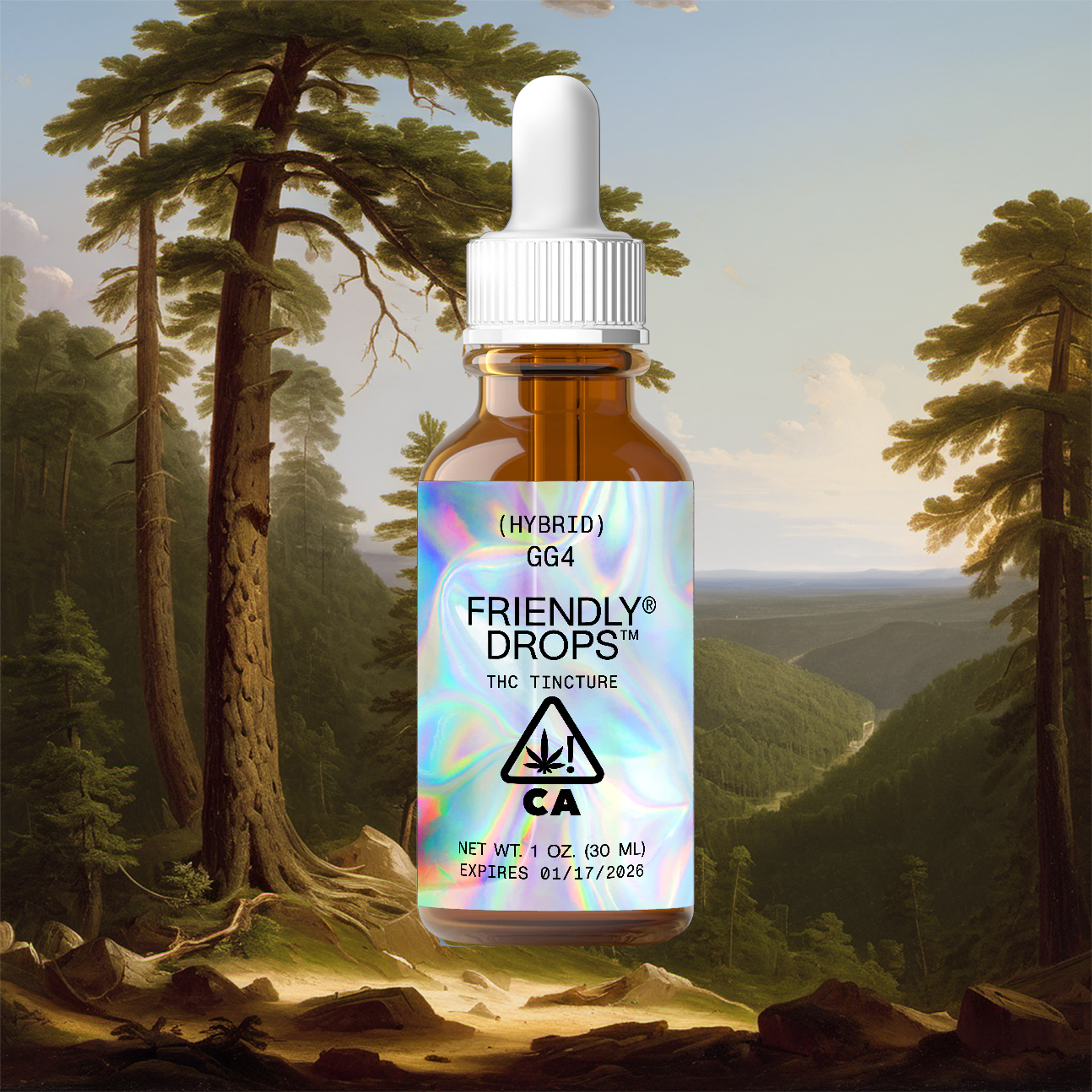 GG4 - Hybrid - 1000mg Full Spectrum Tincture - friendly brand - - $45 - Tinctures