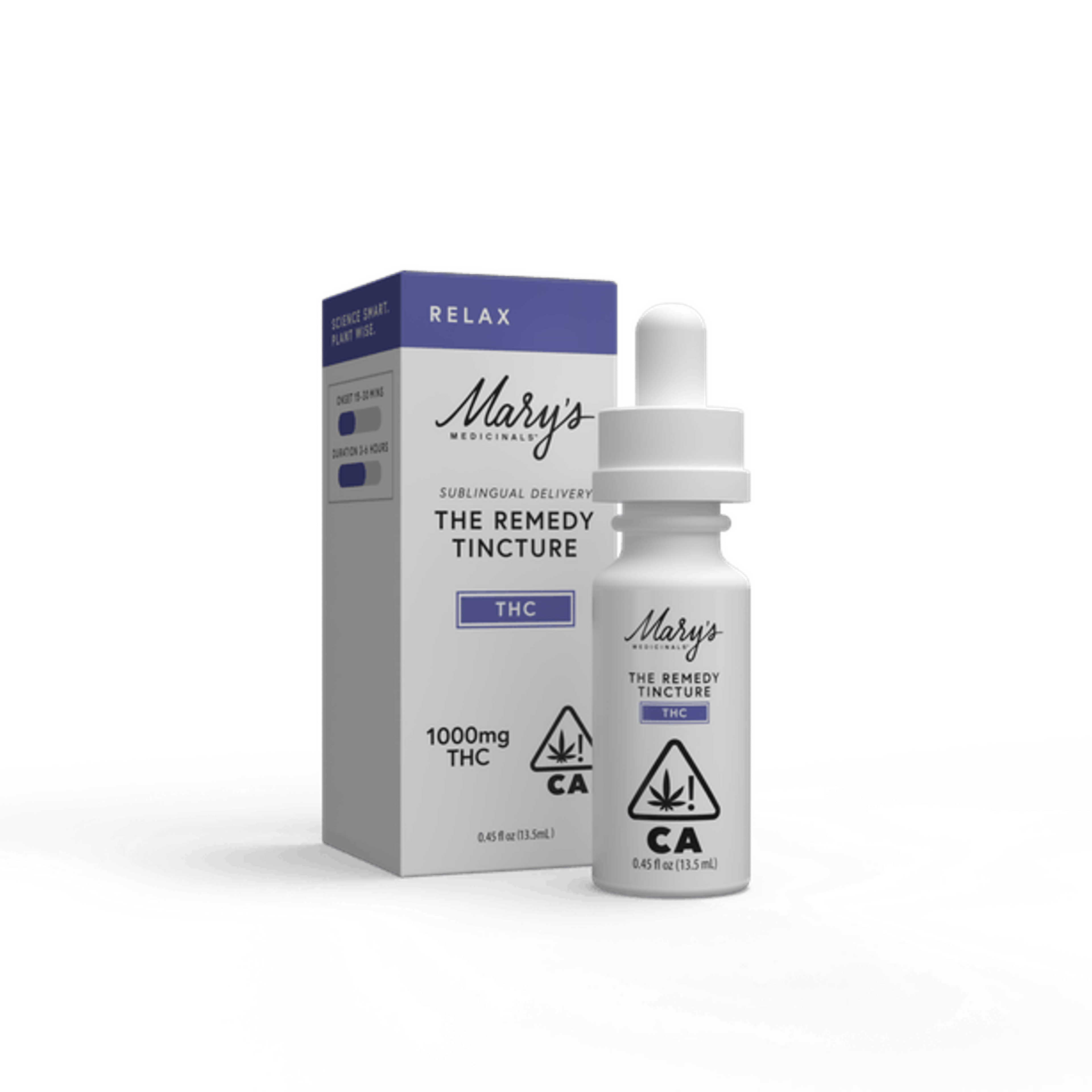 Relax - THC 1000 Tincture - 0.45oz - Mary's Medicinals - - $37 - Tincture