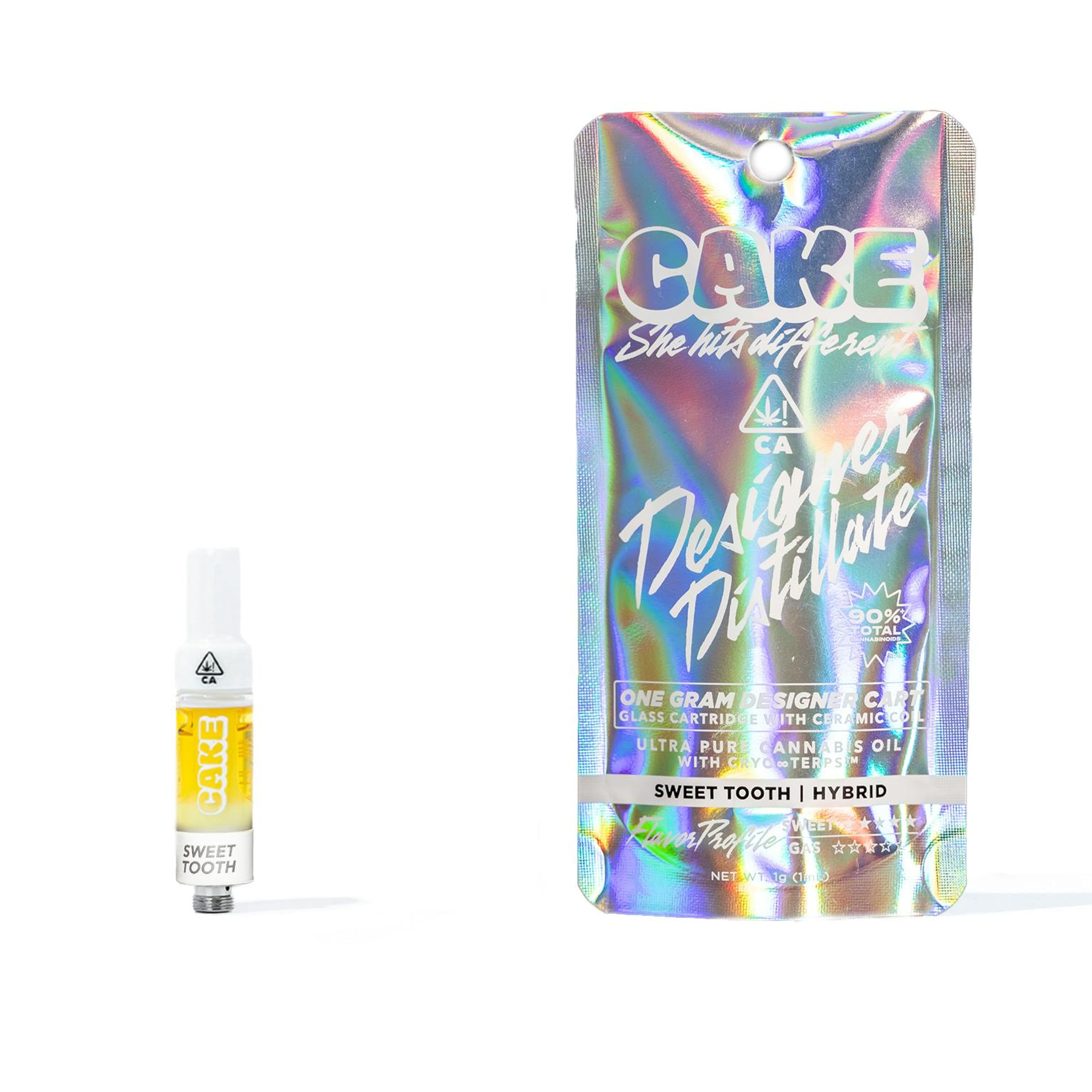 Sweet Tooth - 1g - Hybrid- Cartridge - CAKE she hits different - Sweet Tooth - 1g - Hybrid- Cartridge - $25 - Cartridges