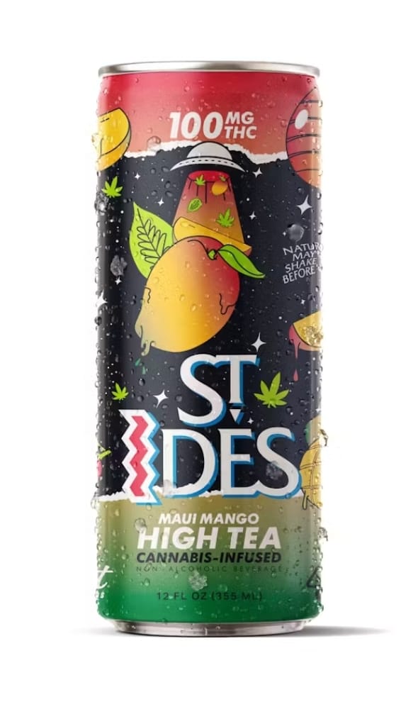 ST IDES - MAUI MANGO | 12OZ HIGH TEA 100MG -  - $9.99 - Drinks