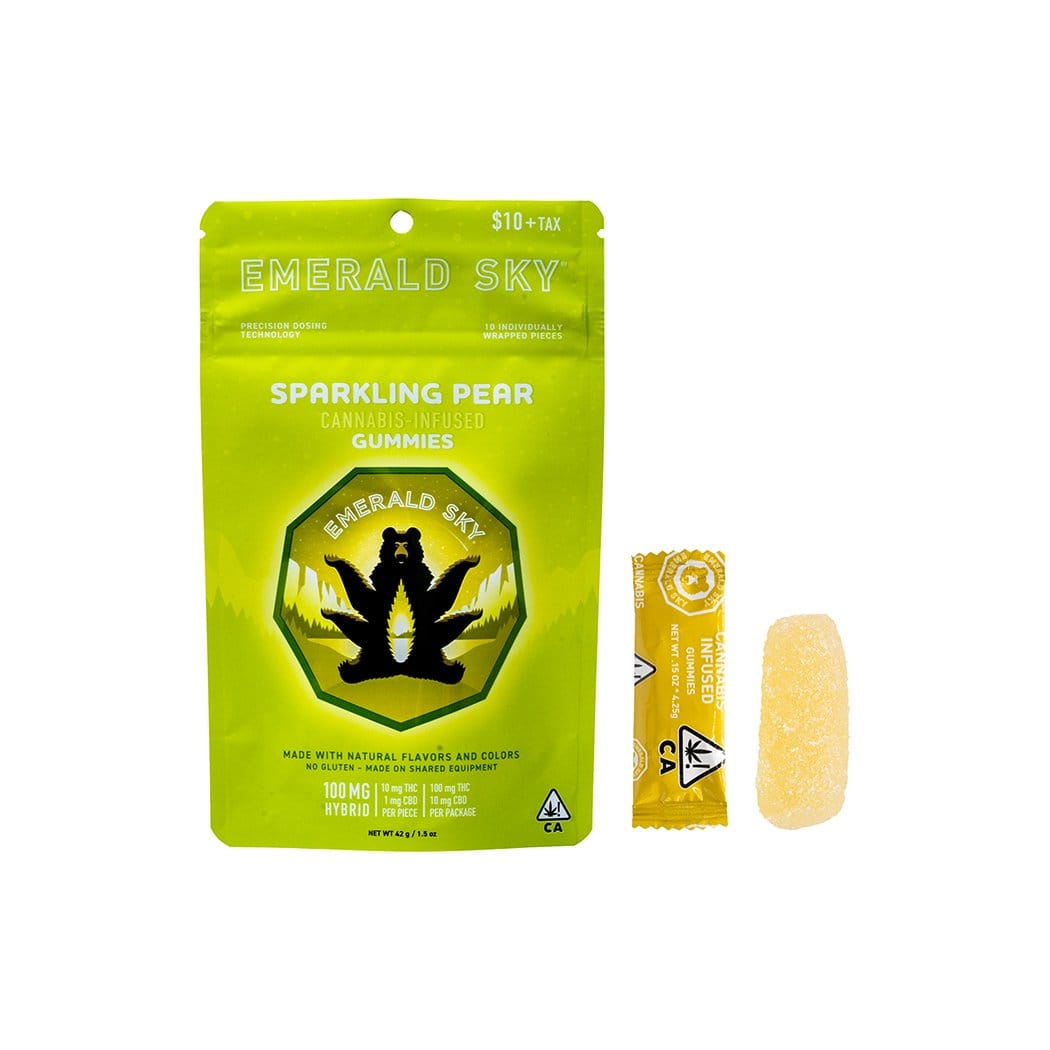SPARKLING PEAR 10CT - EMERALD SKY -  - $9 - Edibles