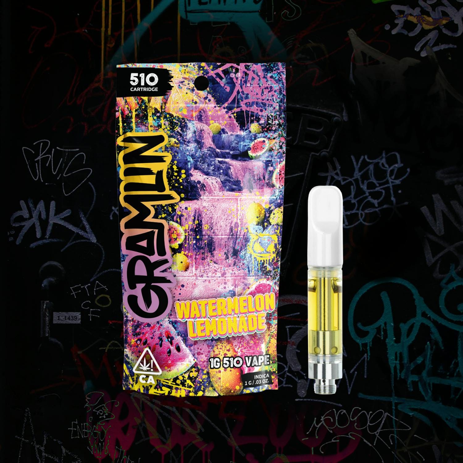 Watermelon Lemonade 1g 510 Vape Cartridge - Gramlin -  - $20 - Cartridges