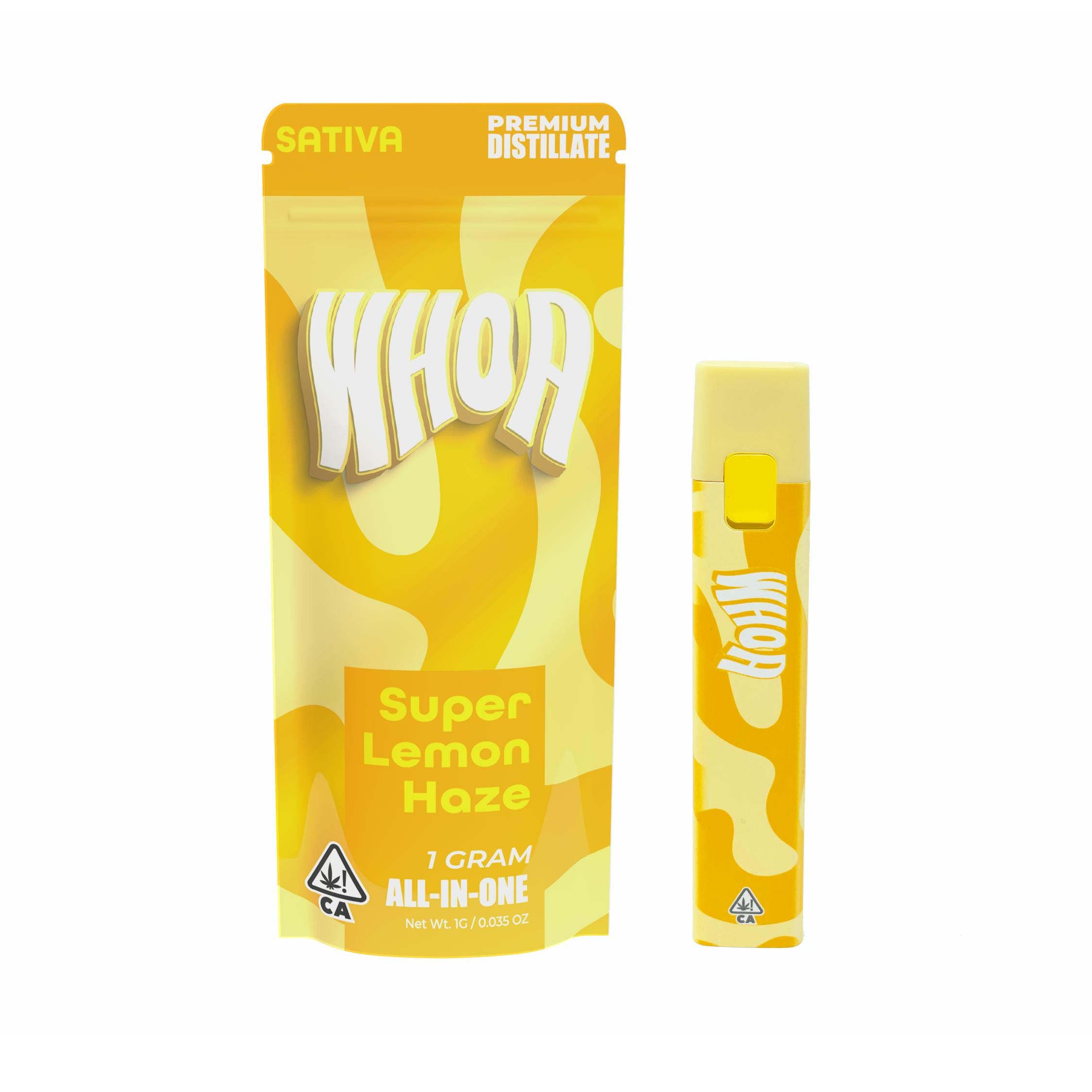 Super Lemon Haze AIO 1G WHOA - WHOA -  - $14.40 - Vapes