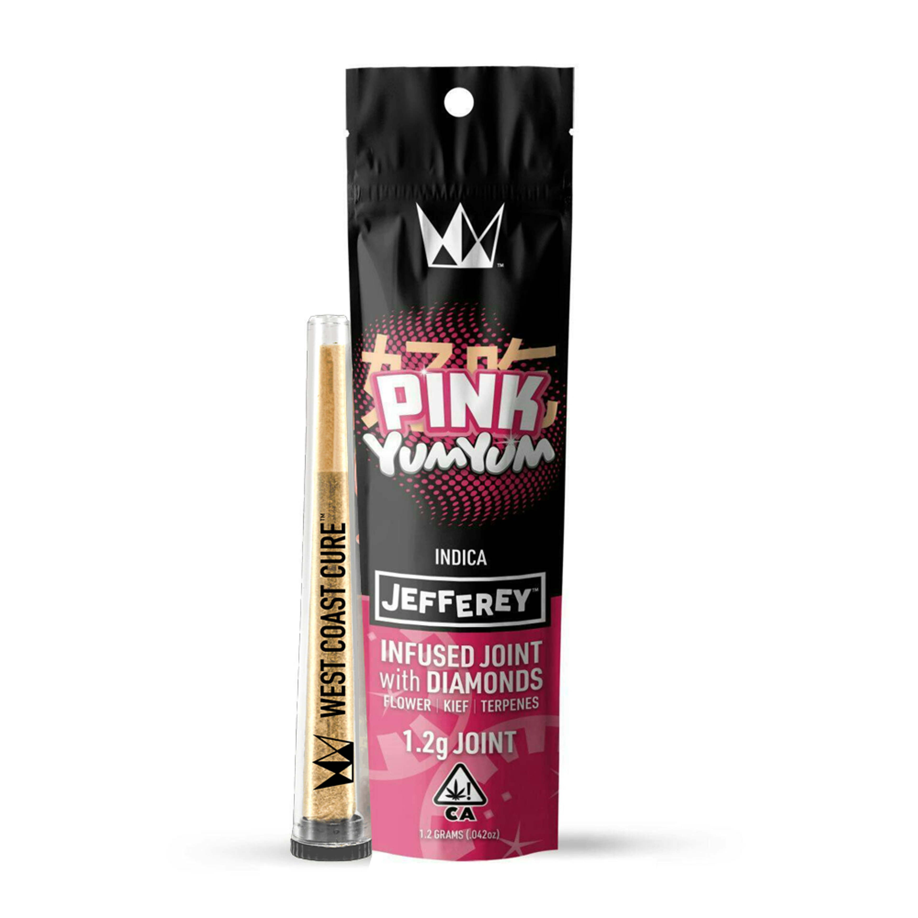Pink Yum Yum (I) Infused Preroll - 1.2g - West Coast Cure - Pink Yum Yum (I) Infused 1.2g - $10.35 - Pre-Rolls