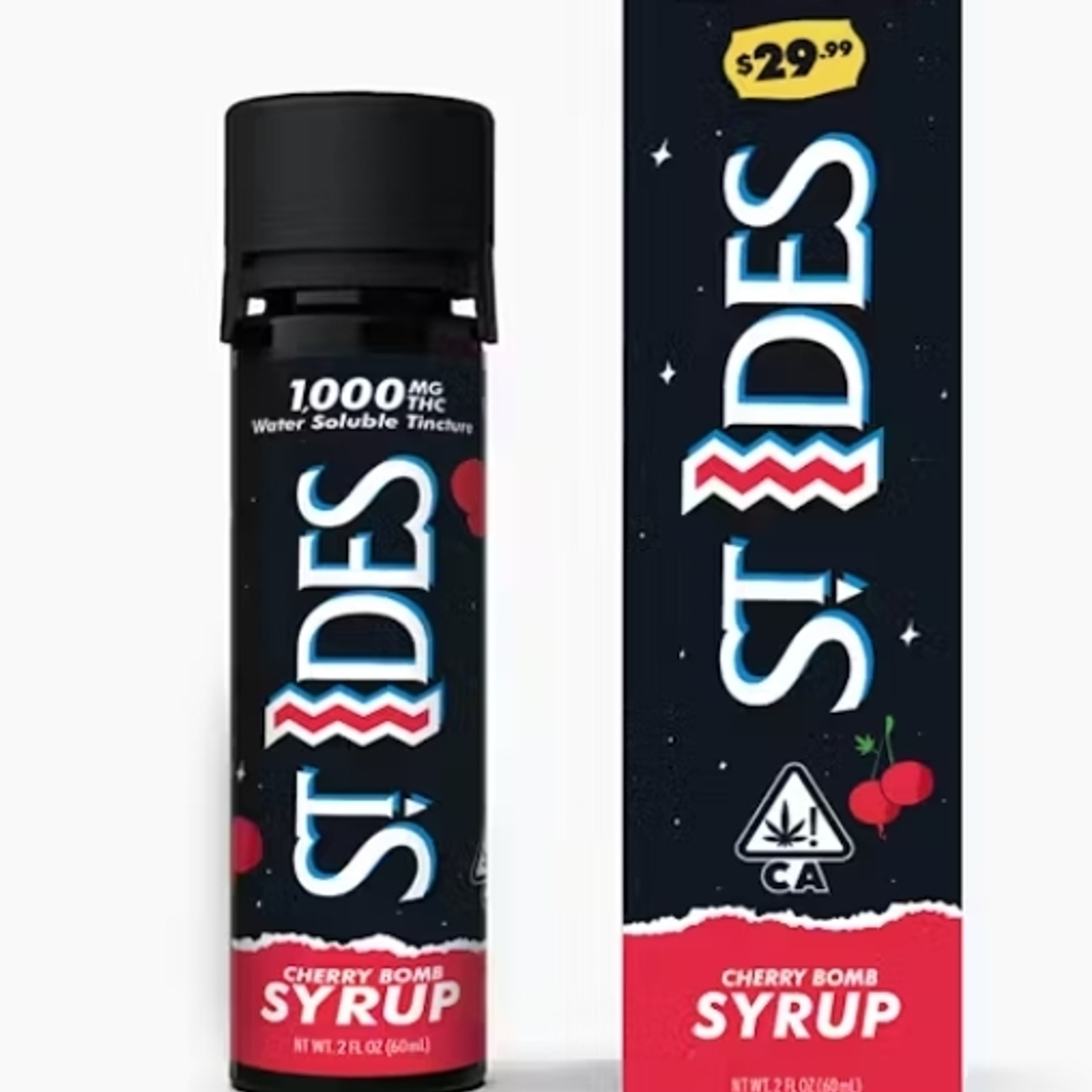 ST IDES - Cherry Bomb | 2OZ Tincture water soluble 1000MG - - $39.99 - Drinks