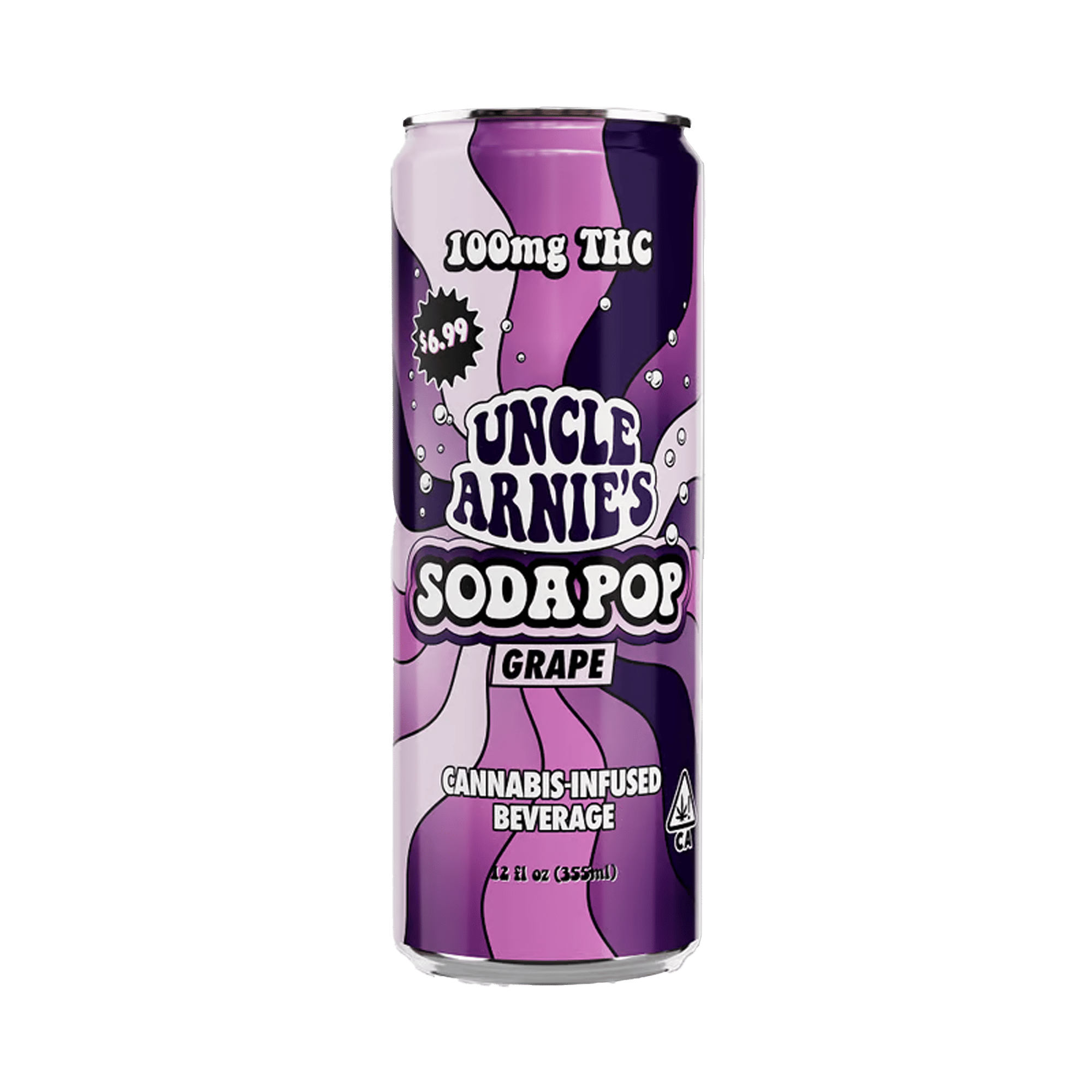 Grape Soda Pop - Beverage - Uncle Arnies - 12oz (100mg) - $11.99 - Edibles
