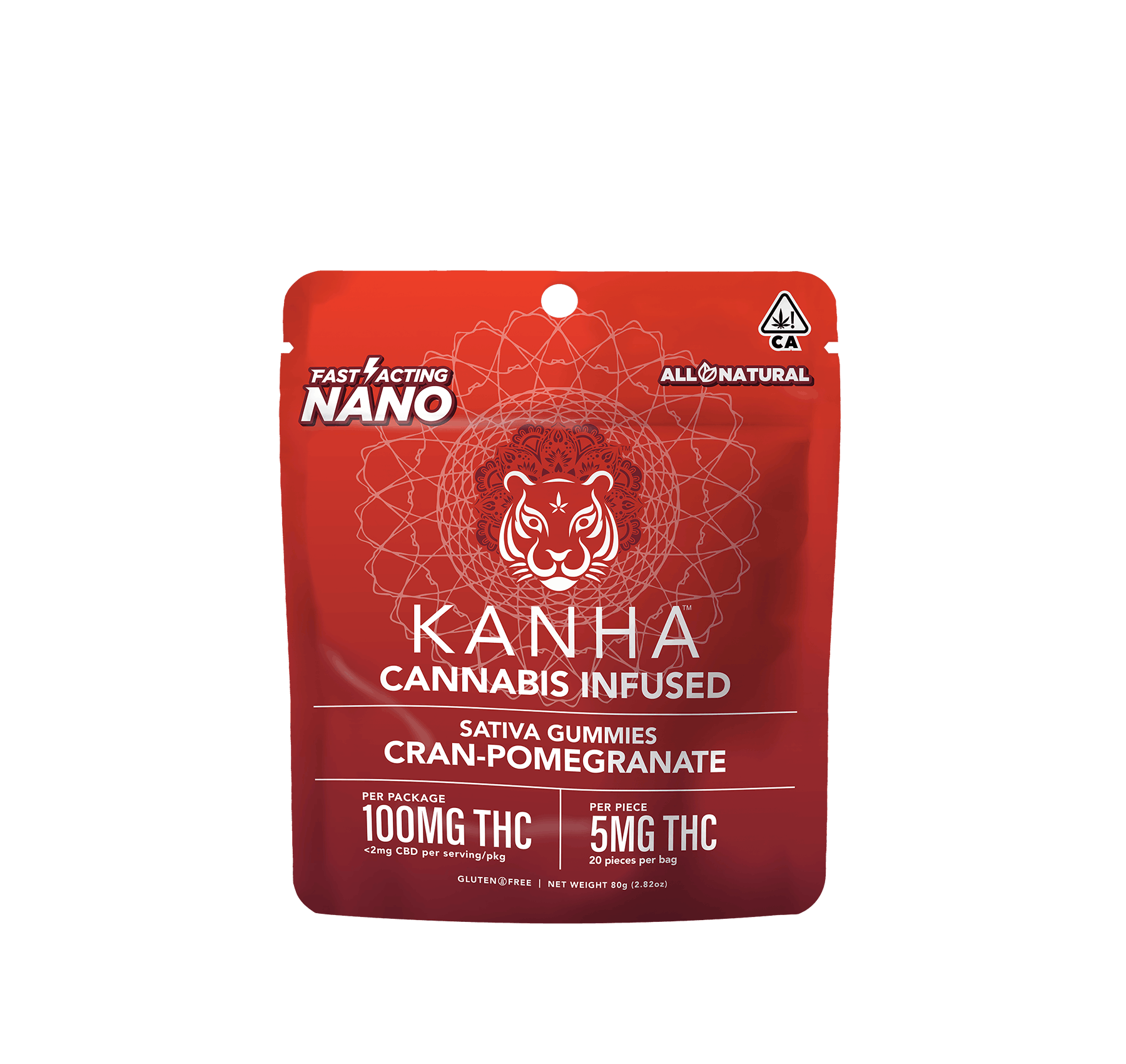 CRAN POMEGRANATE 5MG 20PK - KANHA -  - $18 - Edible (weight - each)