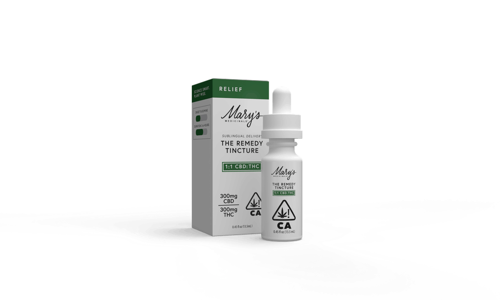 Relief 1:1 CBD: THC Remedy Tincture - Mary's Medicinals -  - $39.99 - Tinctures