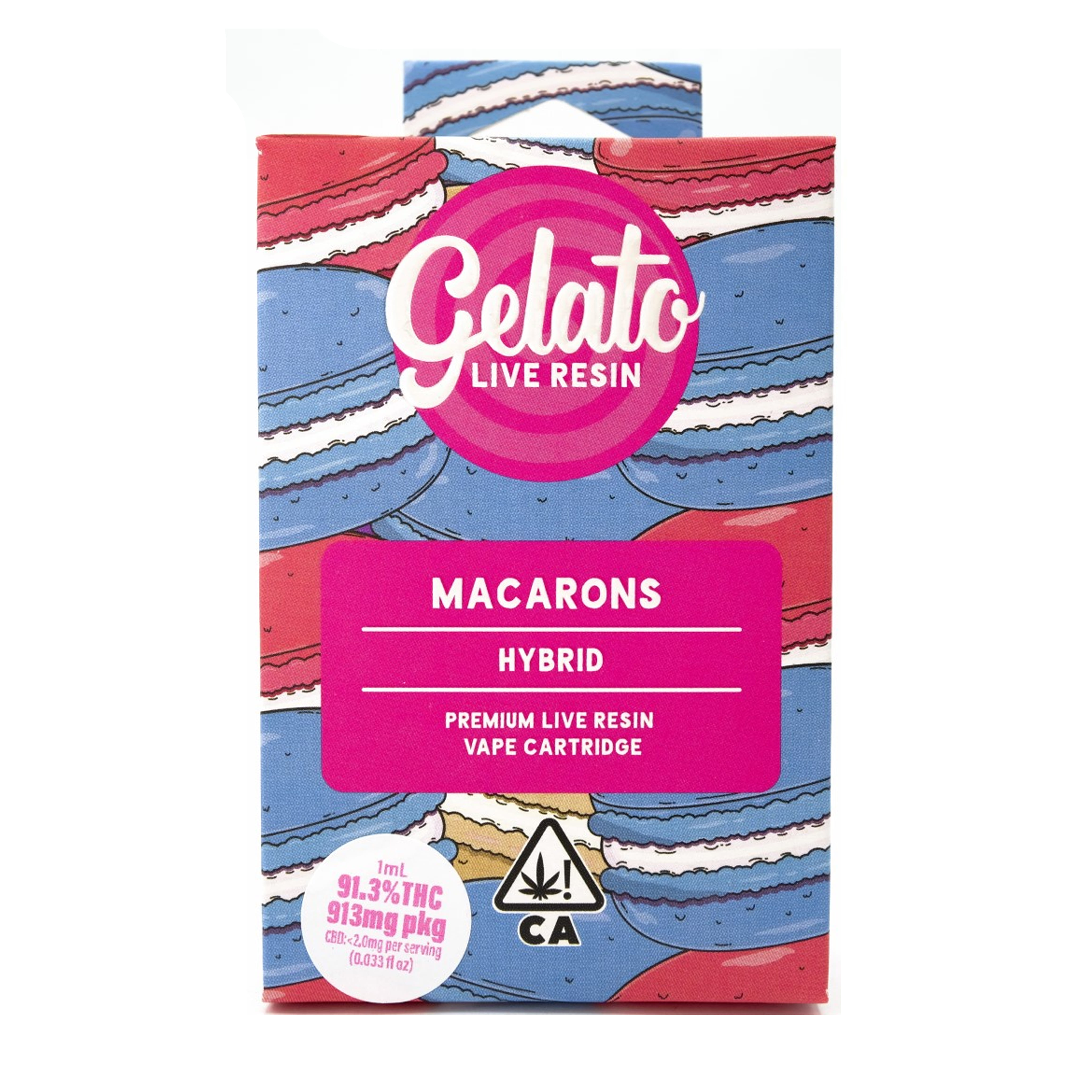 Macaron (H) Live Resin Cart - 1g *B2G1 EVERYDAY* - Gelato Canna Co. - Macaron (H) - $22.51 - Cartridges