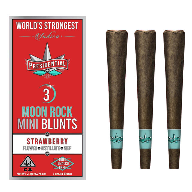 Presidential: Strawberry Mini Moon Rock Blunts