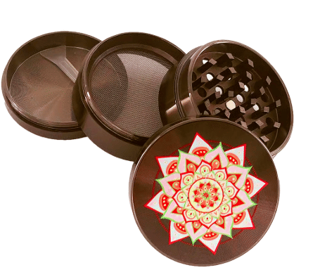 WCG Grinder - West Coast Glass - Gunmetal Mandala - $20 - Accessories