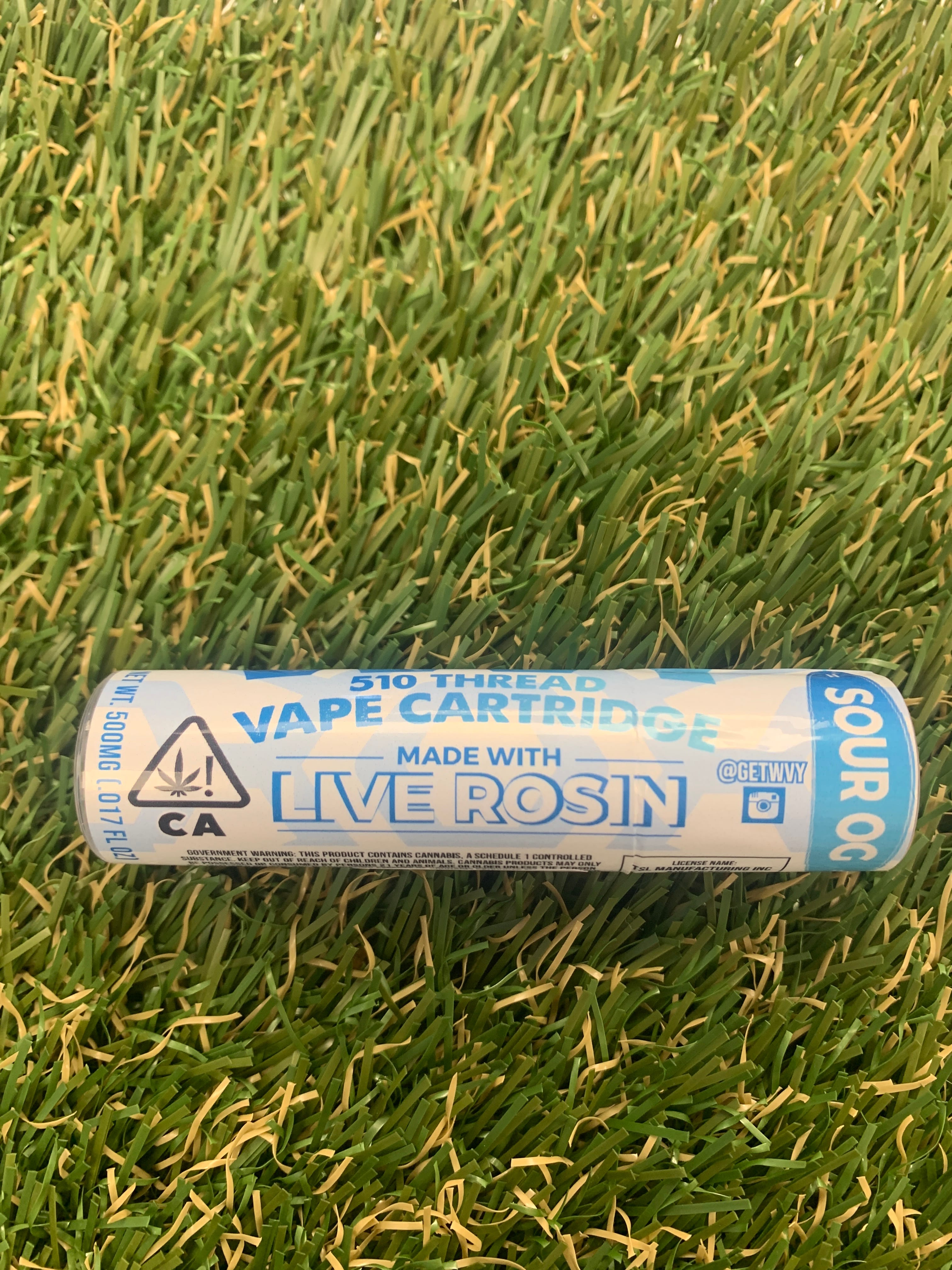 SOUR OG 0.5G ROSIN REFILL - WVY -  - $8.60 - Vape Cartridge