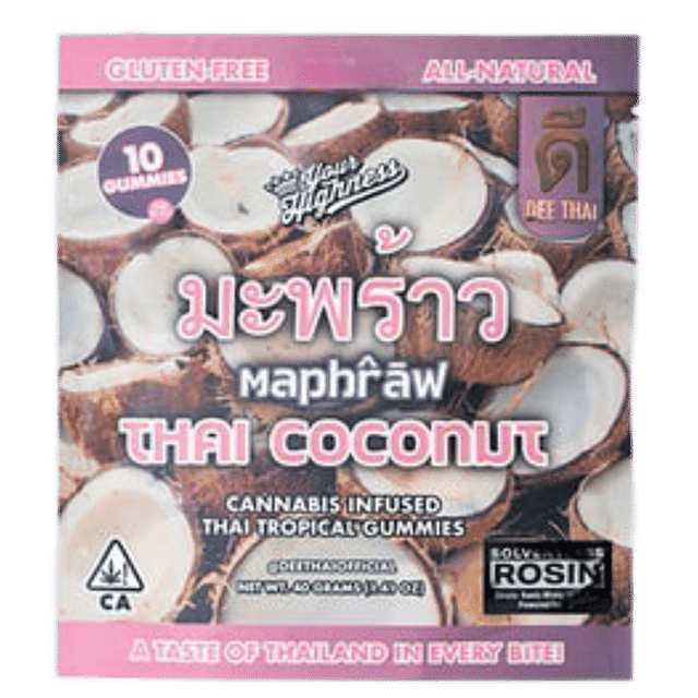 Thai Coconut 100mg Gummies