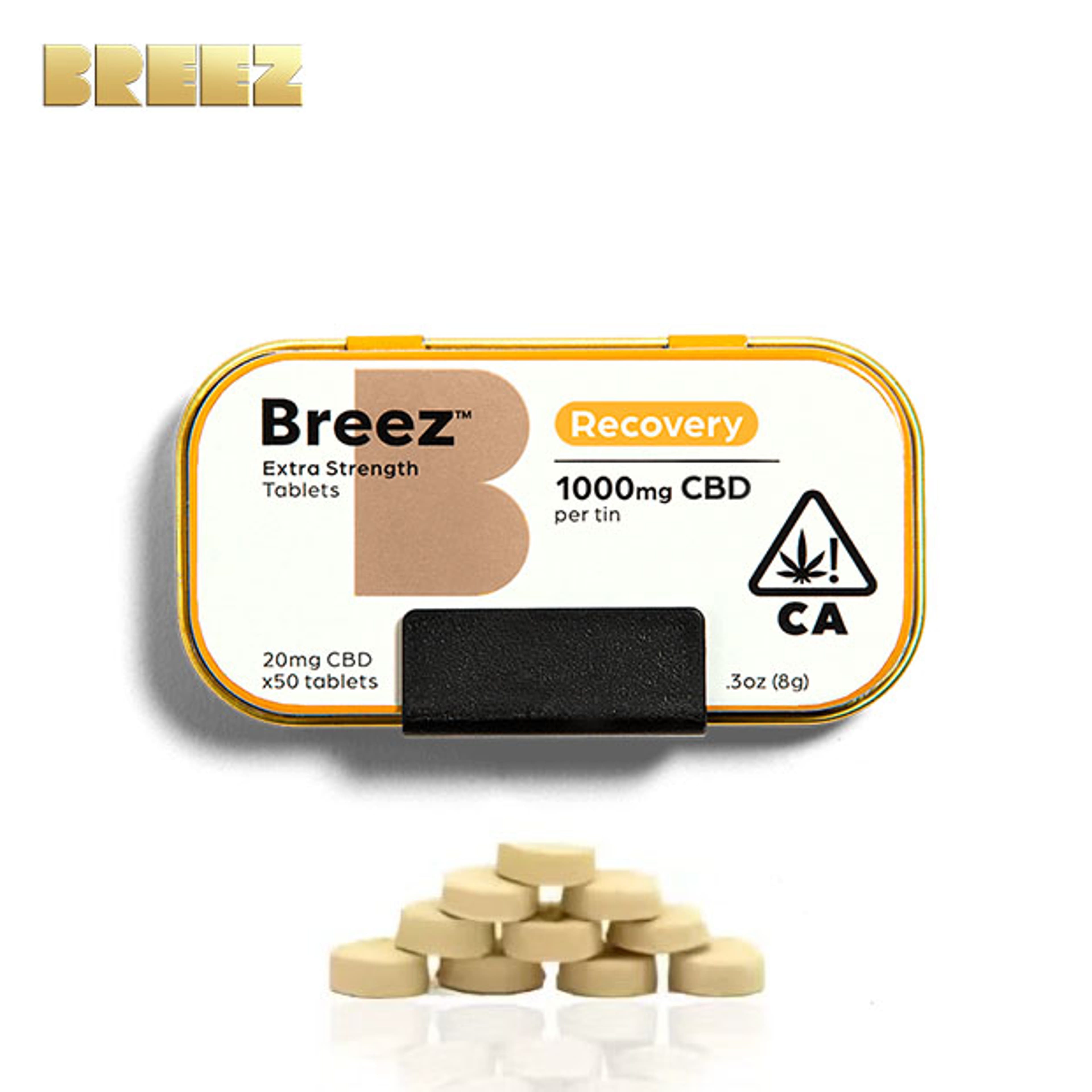 Breez - Recovery - 1000mg CBD - Breez - - $54.99 - Edibles