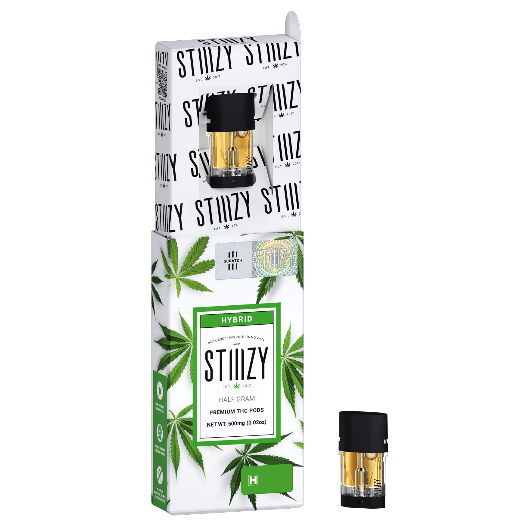 Blue Burst (H) .5g - Regular Pod *B2G1 EVERYDAY* *SPECIAL PRICING* - Stiiizy - Blue Burst (H) - $12 - Cartridges