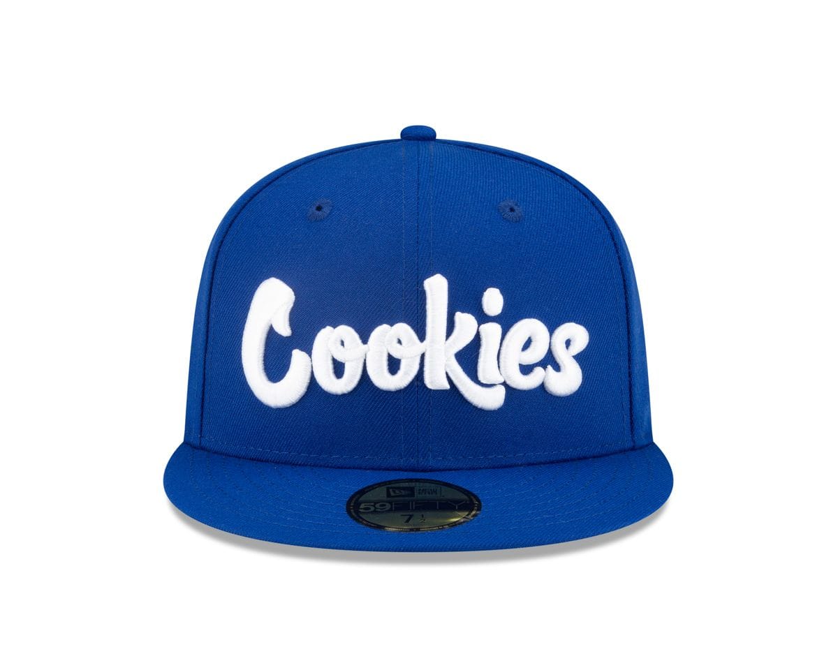 Cookies x New Era Fitted Original Logo Hat - Cookies Co. - Blue Fitted Hat - $41.99 - Apparel / Merch