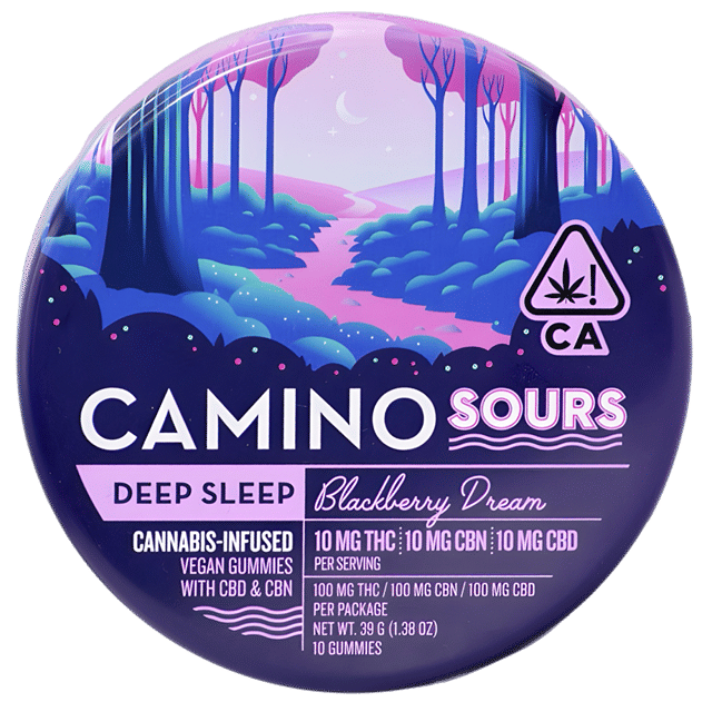 Deep Sleep Blackberry CBN 10:10:10 Sour Gummies 100mg
