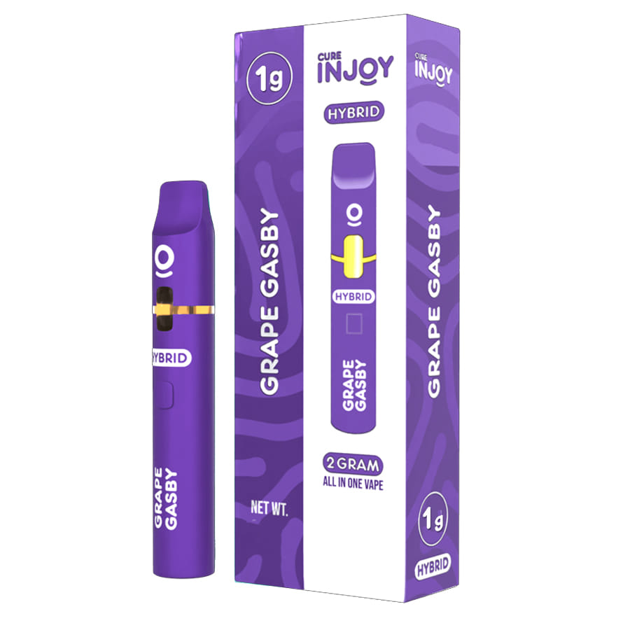 Grape Gasby (H) 1g AIO - Cure Injoy - Grape Gasby (H) - $22 - Vape Cartridge