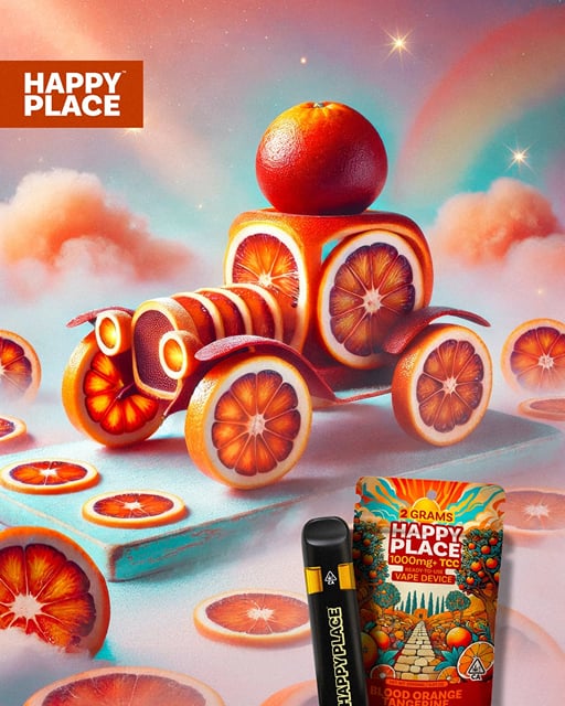 Blood Orange Tangerine | THC:CBN:CBG:CBC | 2g AIO
