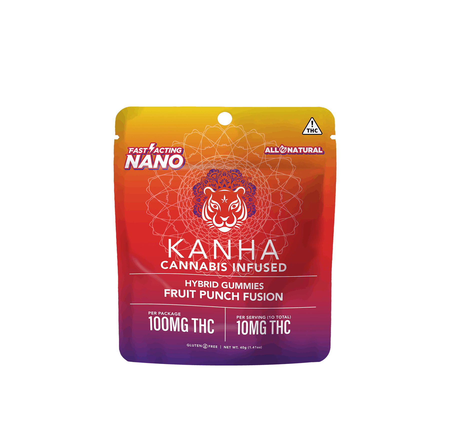 FRUIT PUNCH NANO 10MG 10PK - KANHA -  - $18 - Edible (weight - each)