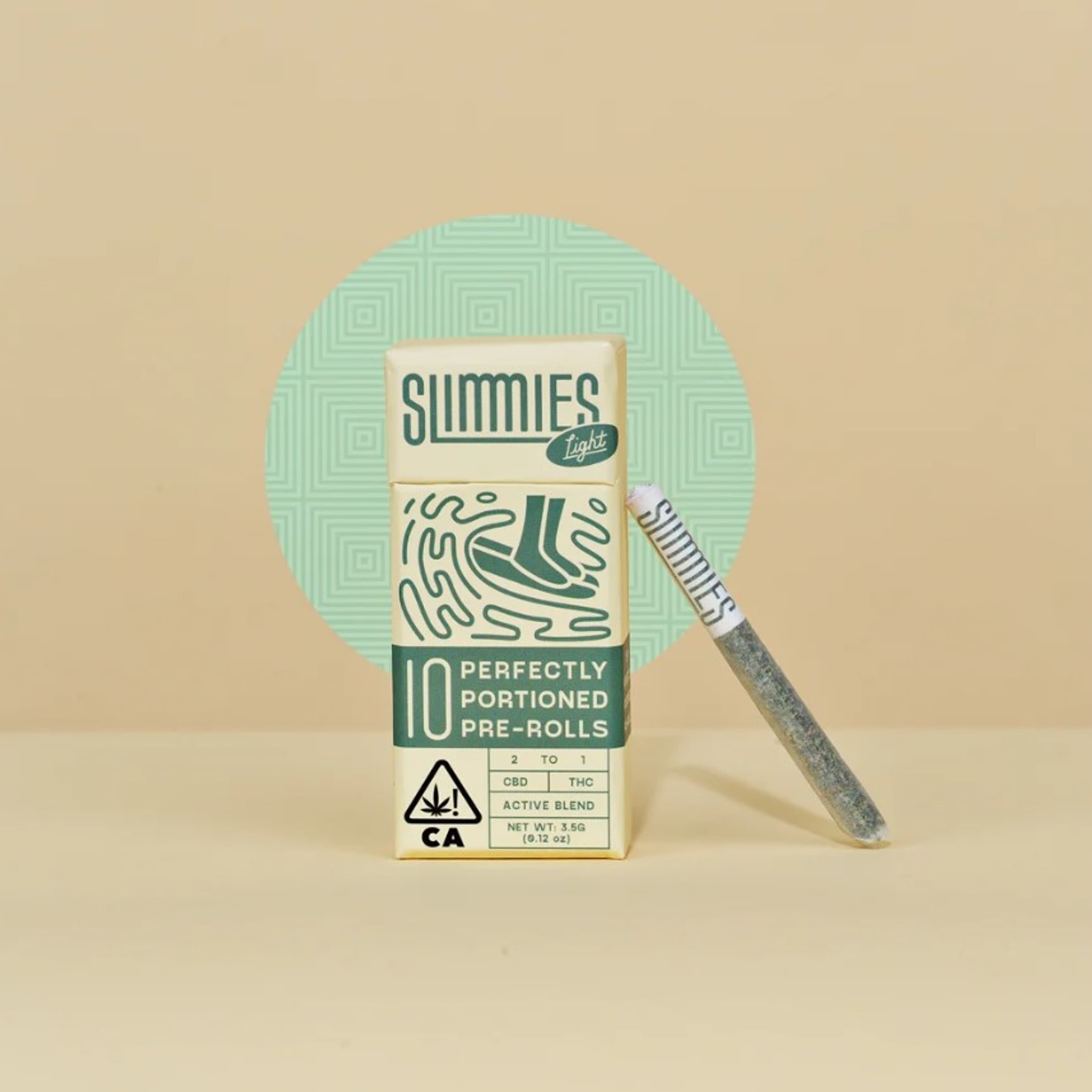 Slimmies - Apple Fritter Light (CBD 1:1) - Pre-Rolls (10pk) - 3.5g - Slimmies - - $29.99 - Pre-Rolls