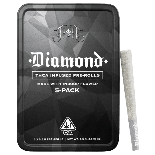 Heavy Hitters — Heavy Hitters 5pk Diamond Infused Pre Rolls