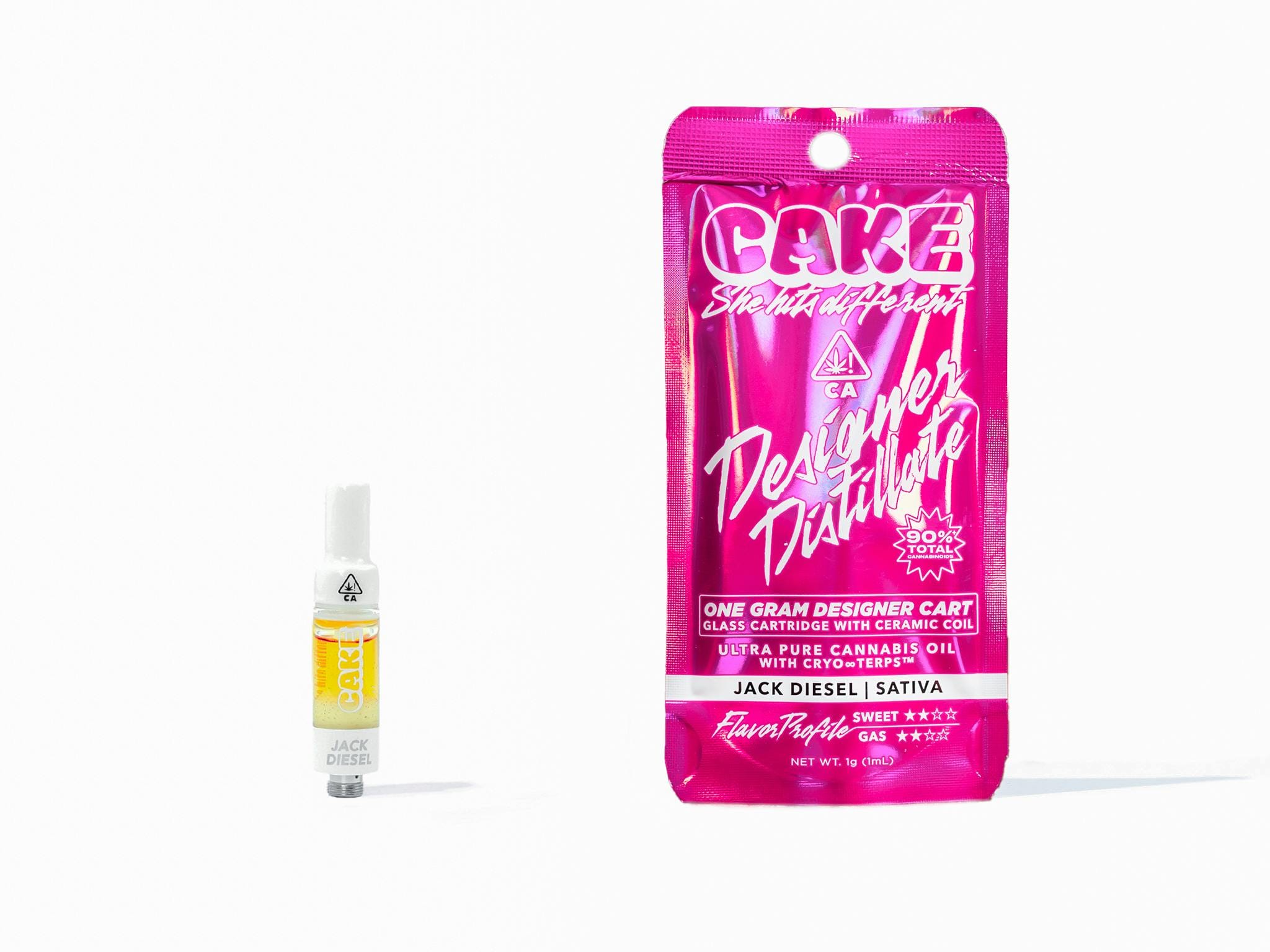 Jack Diesel - 1g - Sativa - Cartridge - CAKE she hits different - Jack Diesel - 1g - Sativa - Cartridge - $25 - Cartridges