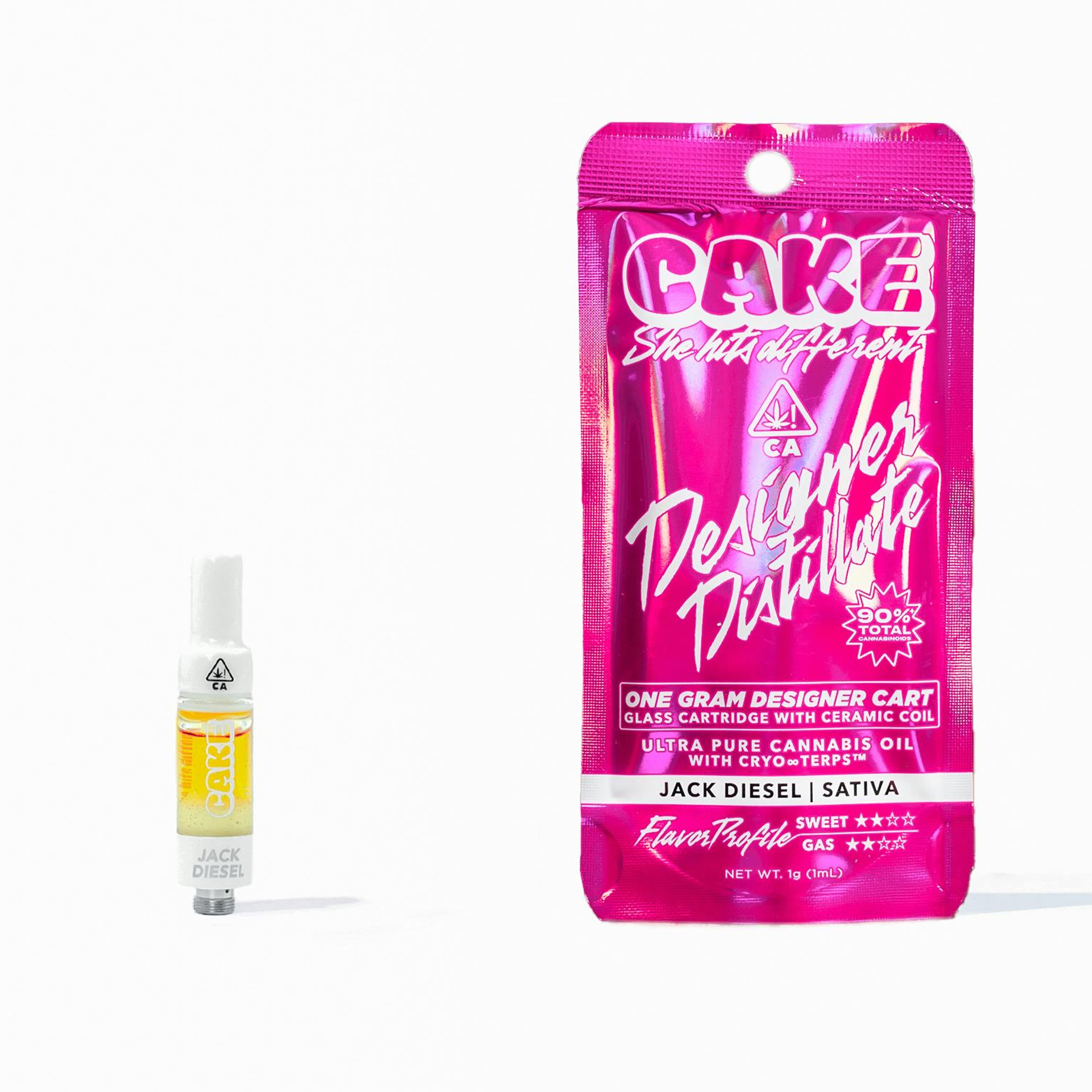 Jack Diesel - 1g - Sativa - Cartridge - CAKE she hits different - Jack Diesel - 1g - Sativa - Cartridge - $25 - Cartridges