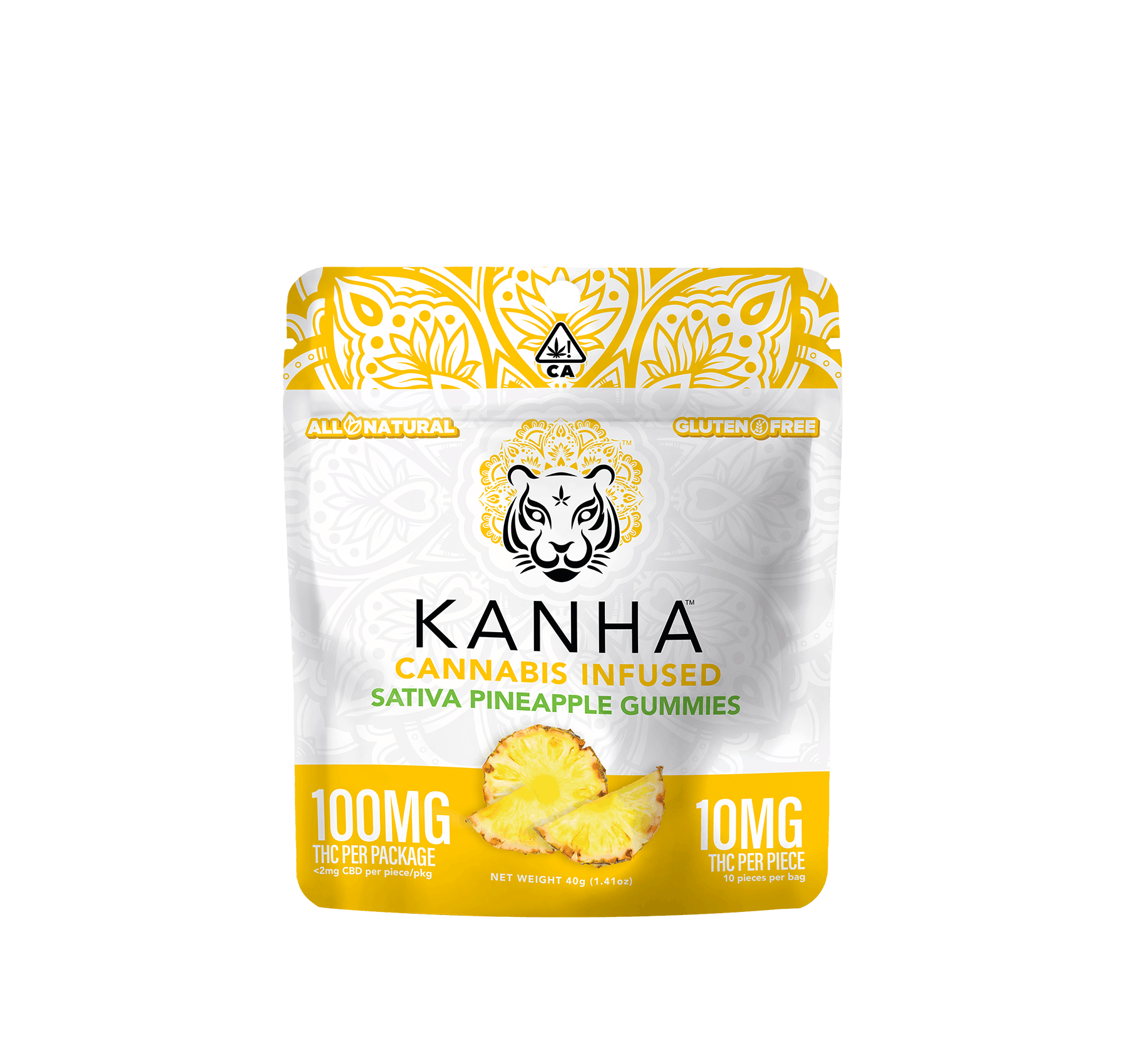 PINEAPPLE 10MG 10PK - KANHA -  - $13 - Edible (weight - each)