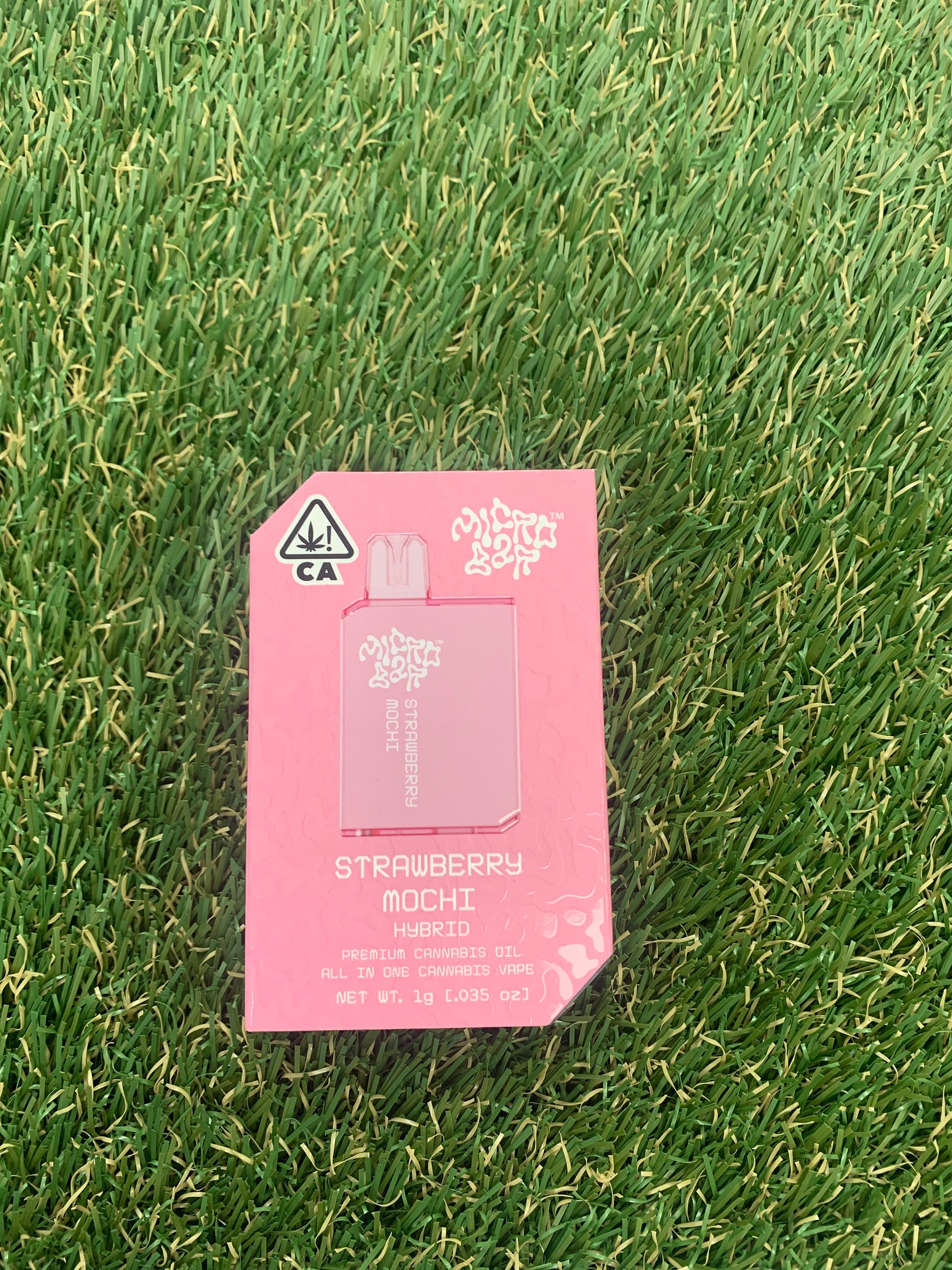 STRAWBERRY MOCHI 1G DISP - MICRO BAR -  - $22.50 - Vape Cartridge