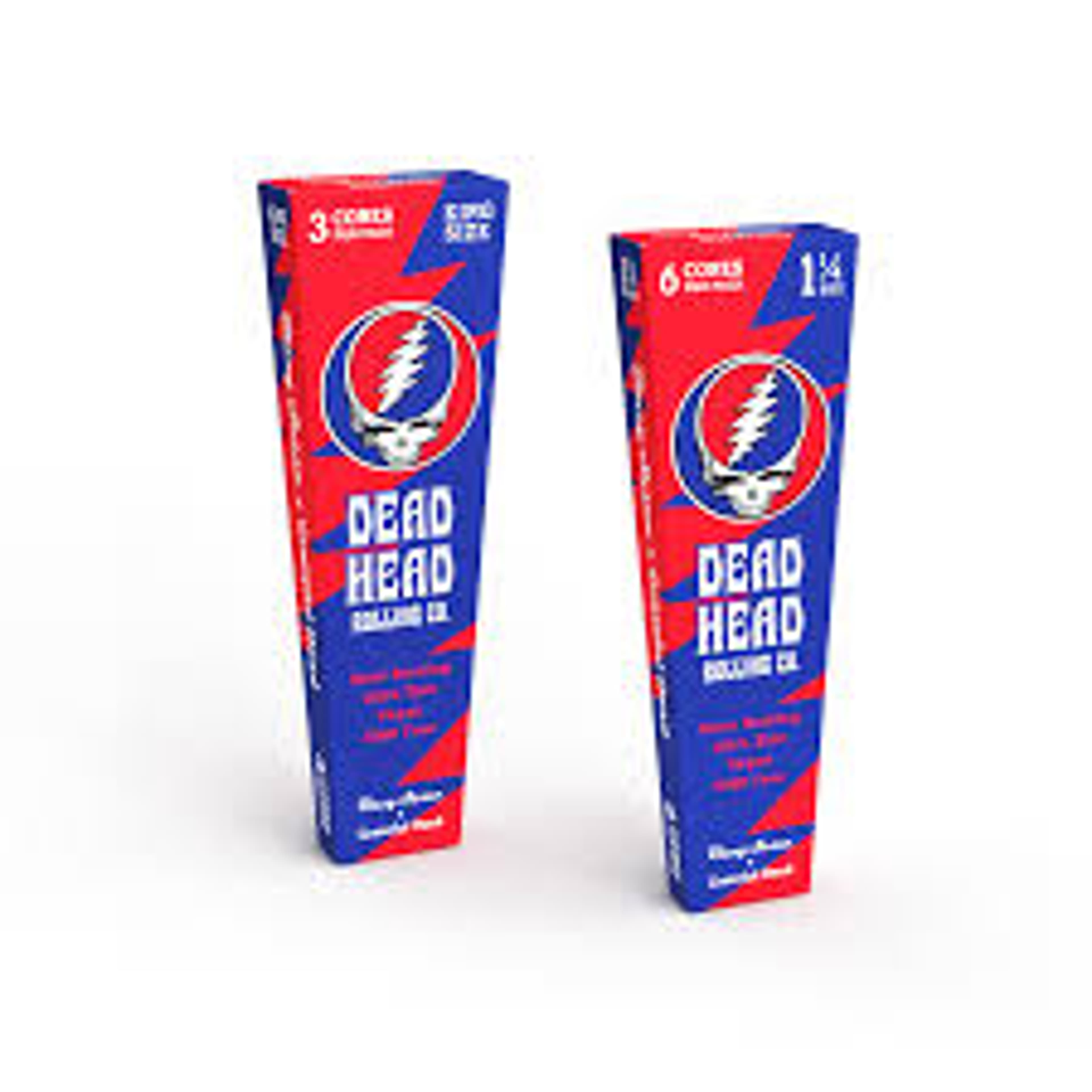 Grateful Dead Pre-Rolled Cones 1 1/4 6-Pack - Dead Head Rolling Co - 6-Pack Cones - $2.99 - Papers / Rolling Trays / Accessories