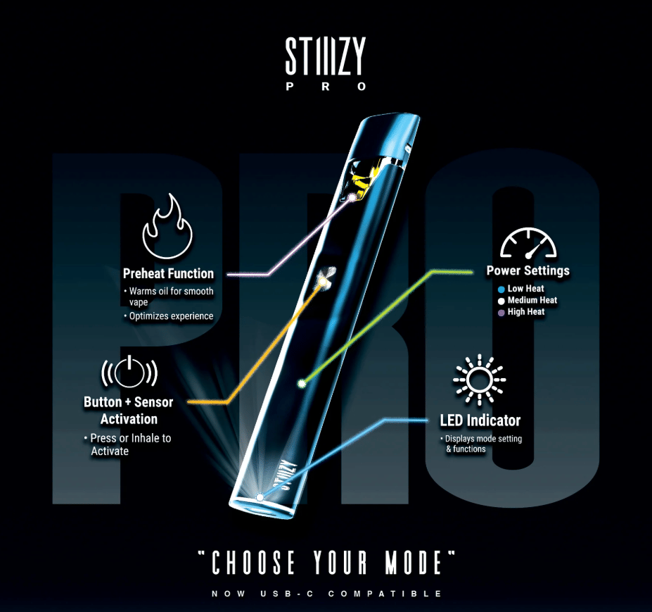 STIIIZY PRO | Battery - Black - STIIIZY -  - $20 - Accessories