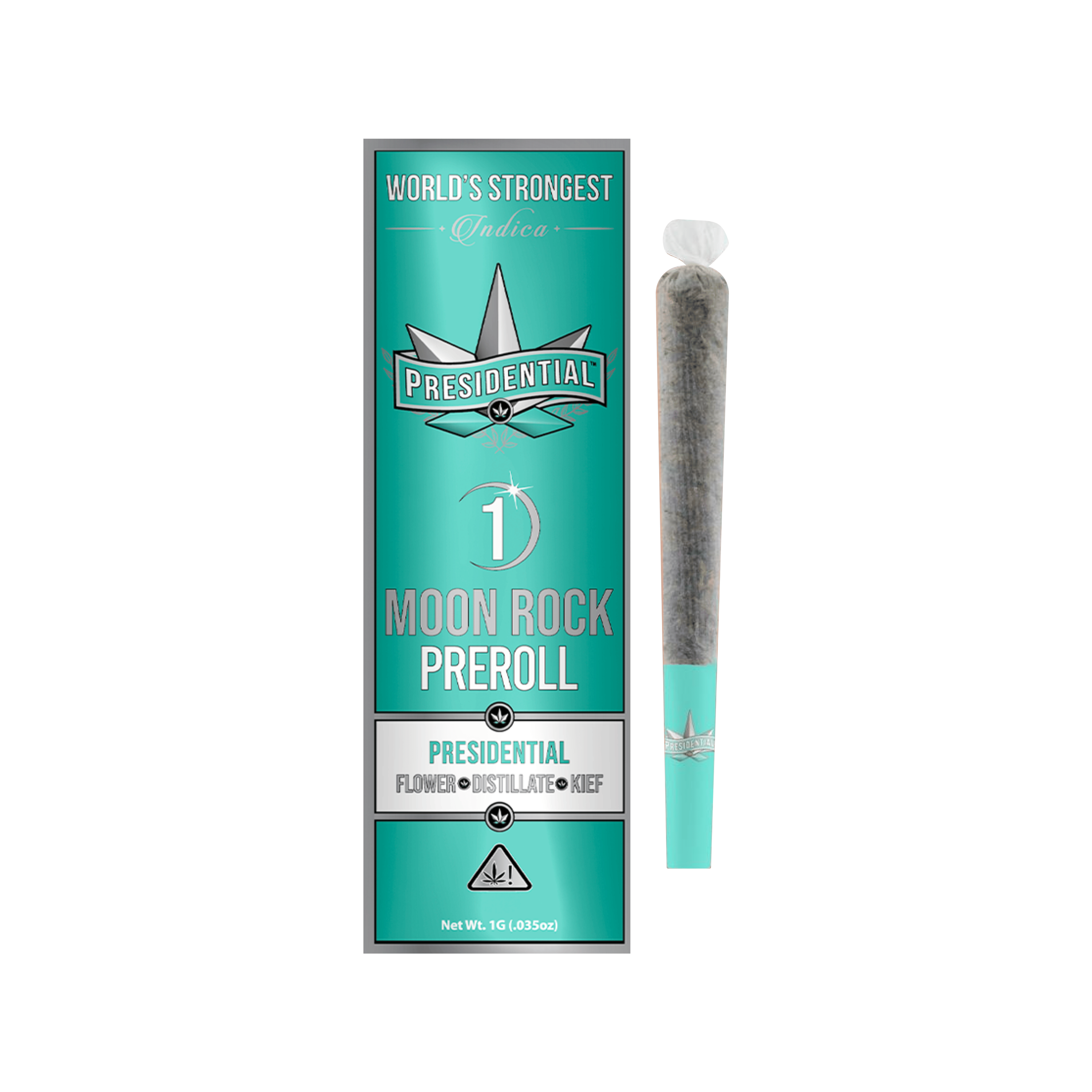 Classic Moon Rock Pre Roll - 1g - Presidential - - $16 - Infused Pre-Rolls