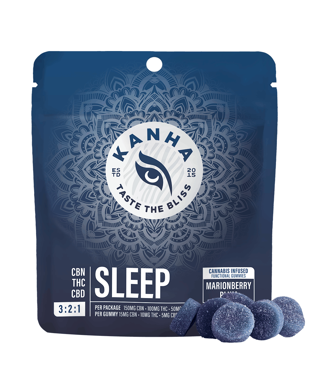 Marionberry Plum SLEEP Gummies - Kanha - 10 Piece - $22 - Edibles