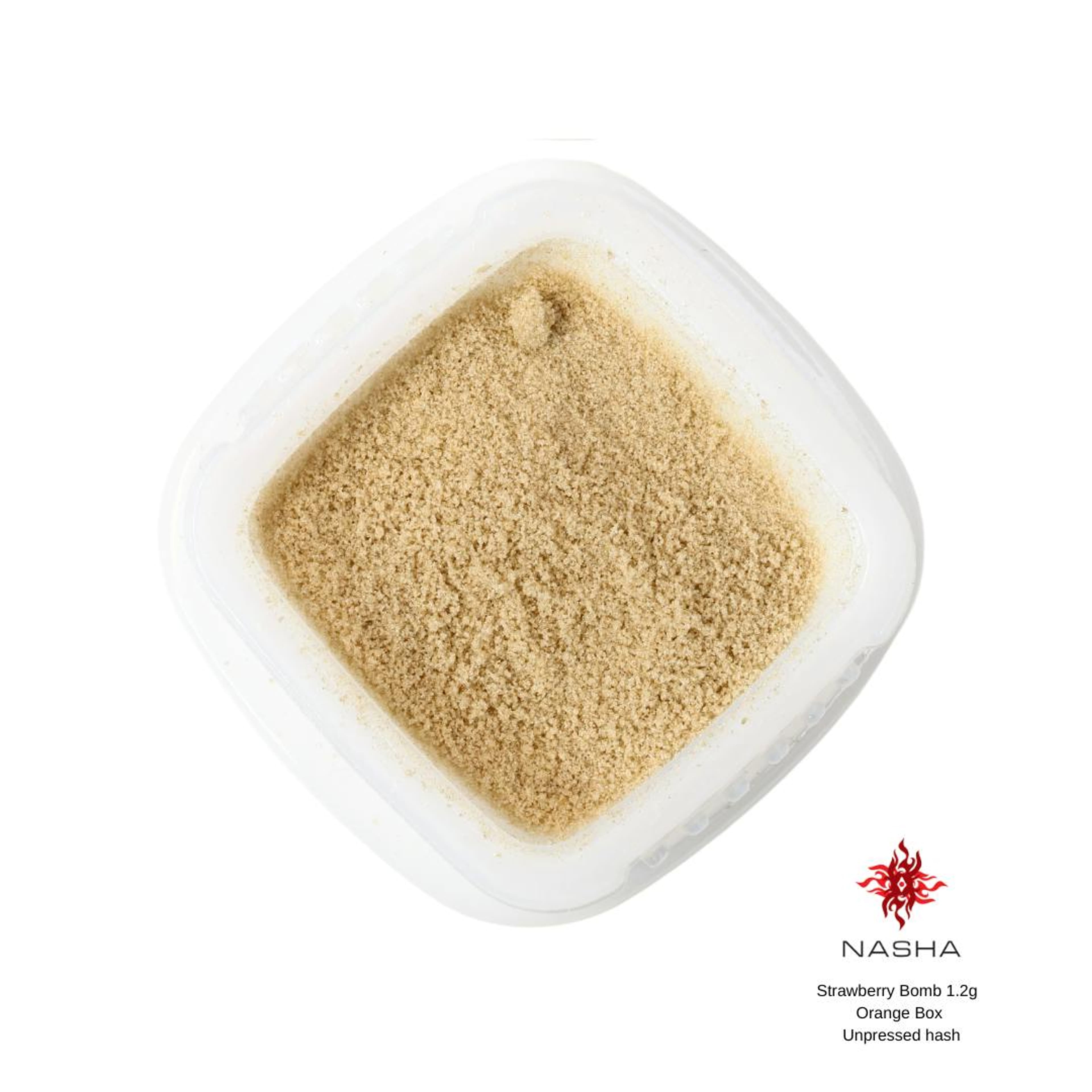Strawberry Bomb 1.2g Orange Unpressed Hash (Mattole Valley Sungrown) - Nasha - - $17.99 - Concentrate