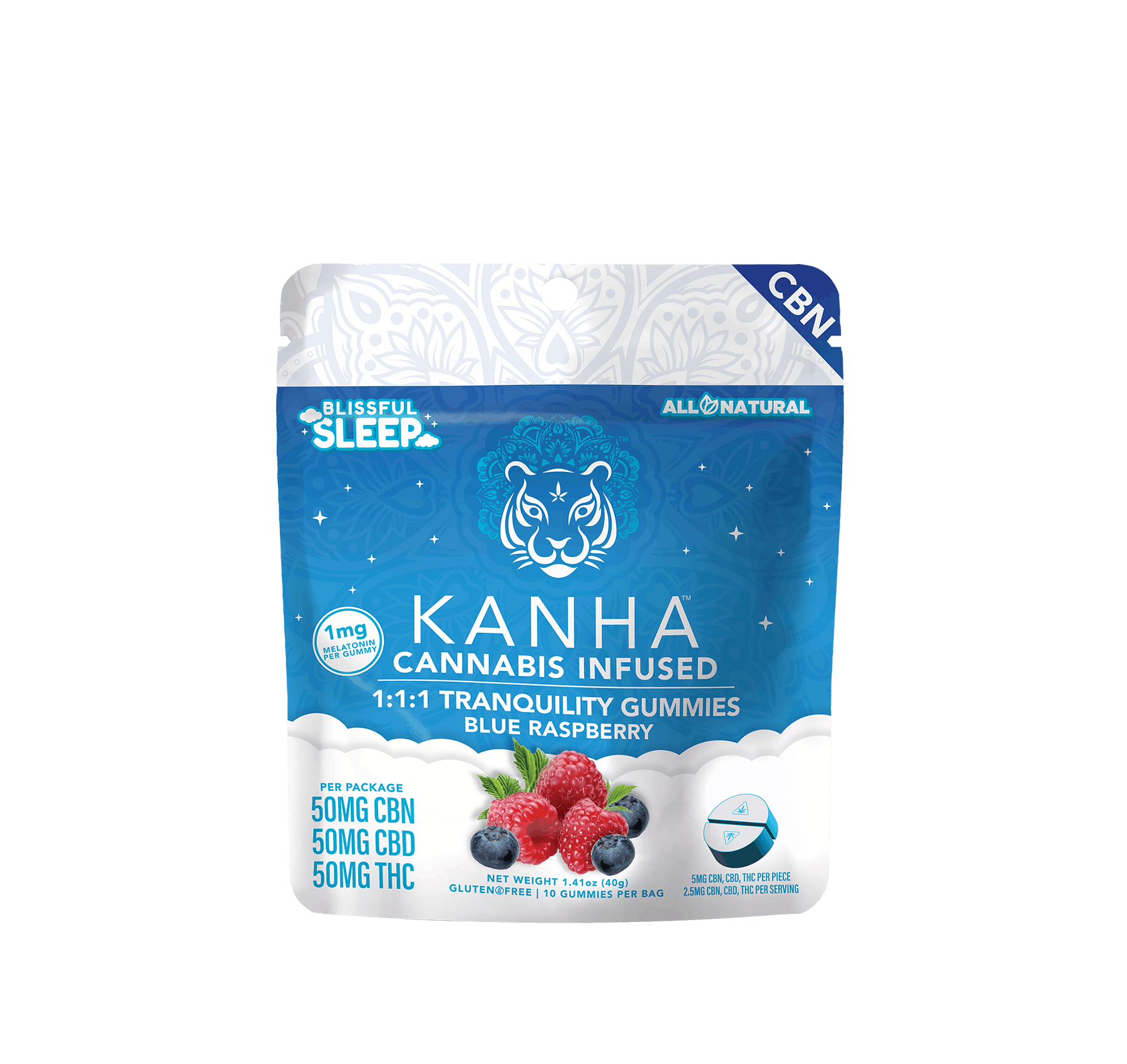 KANHA: (FD) Gummies - Tranquility 1:1:1