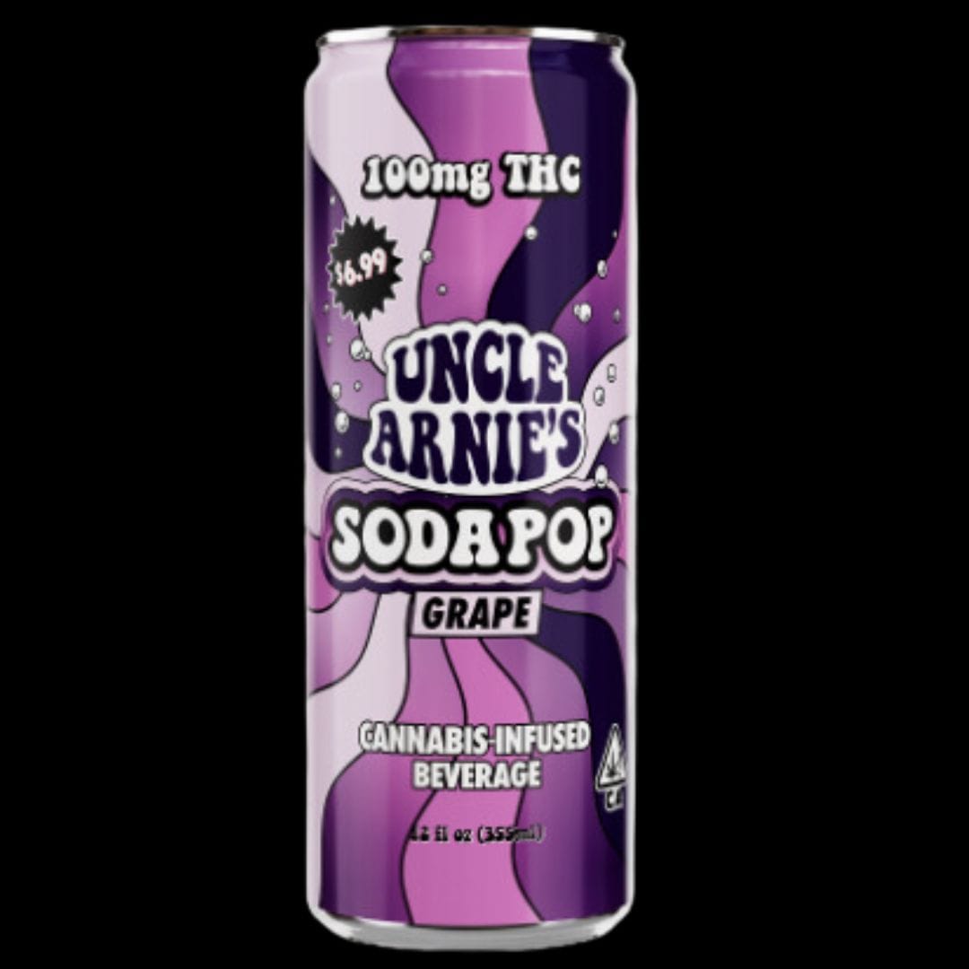 Uncle Arnie's Beverage — Grape Soda Pop