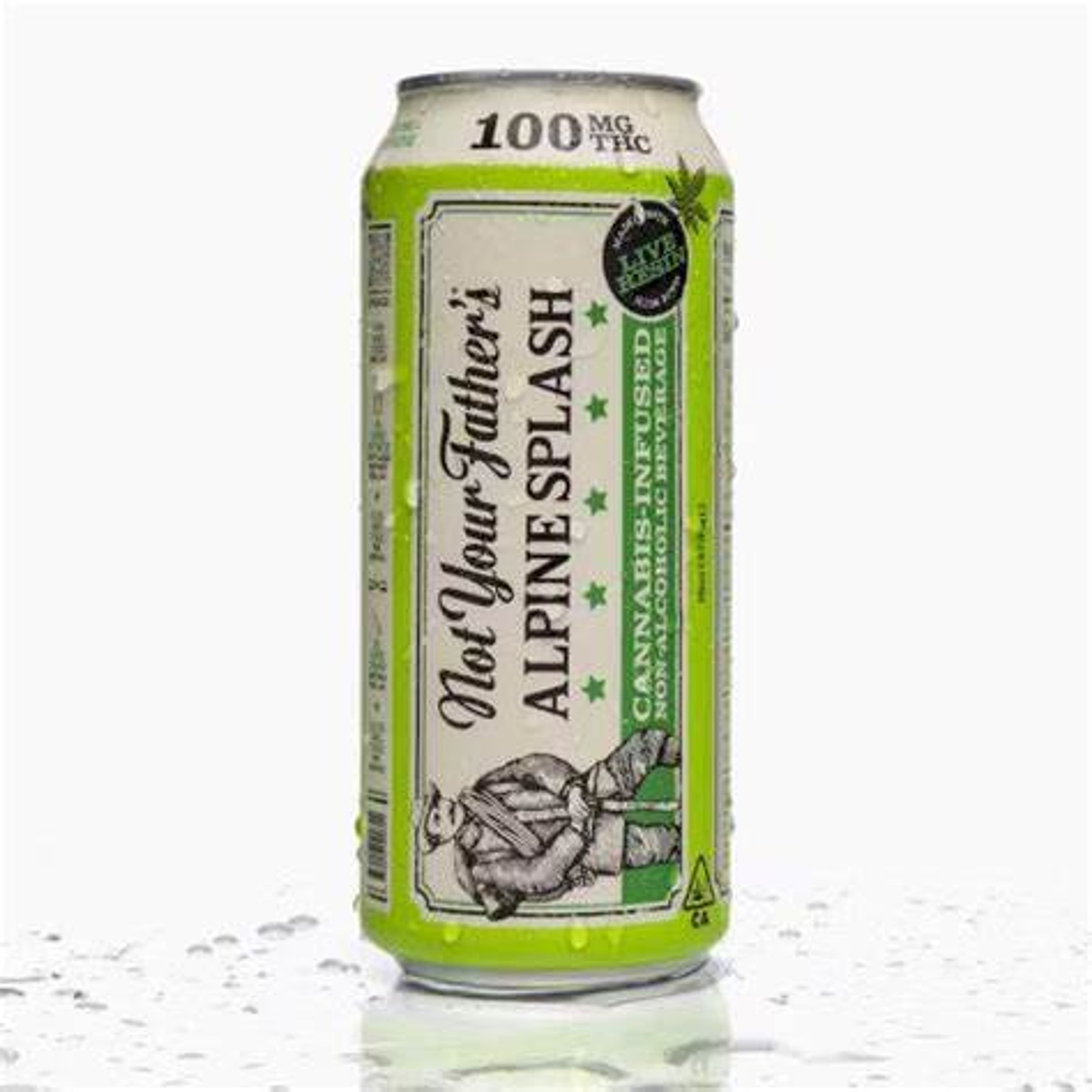 ALPINE SPLASH ( lemon lime flavor)| 16OZ SODA 100MG + 100mg CAFFEINE - - $14.99 - Drinks